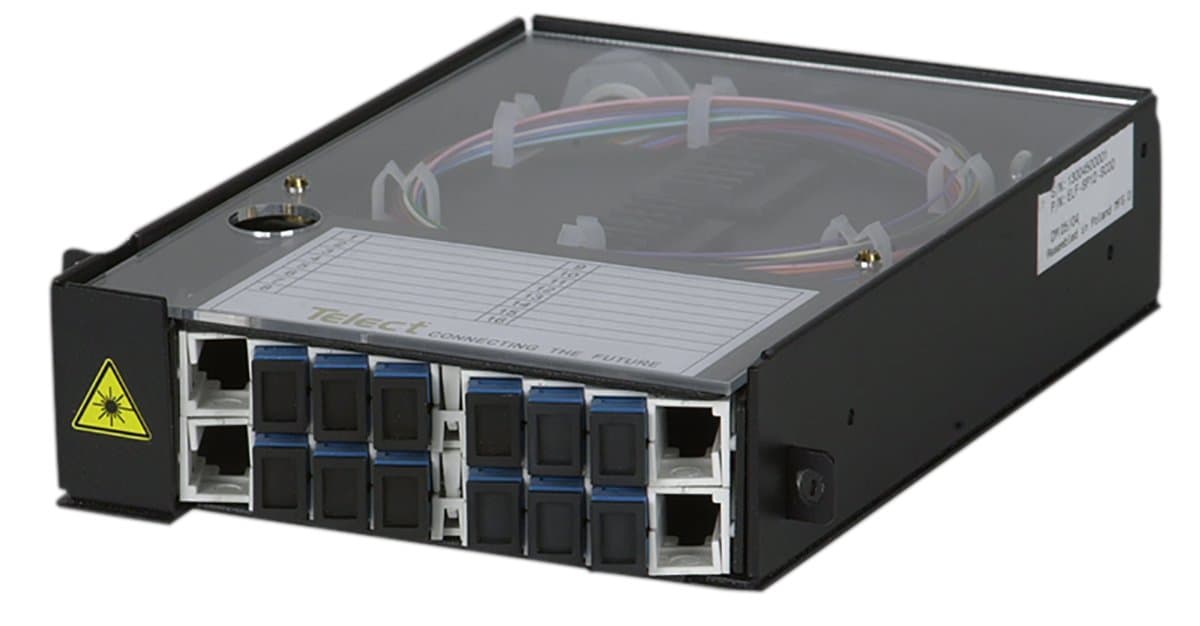TELECT Multifunction Connectivity Module 12 Term. Fiber Patch & Splice Mod. SC/UPC (ELF-SP12-SCPT)