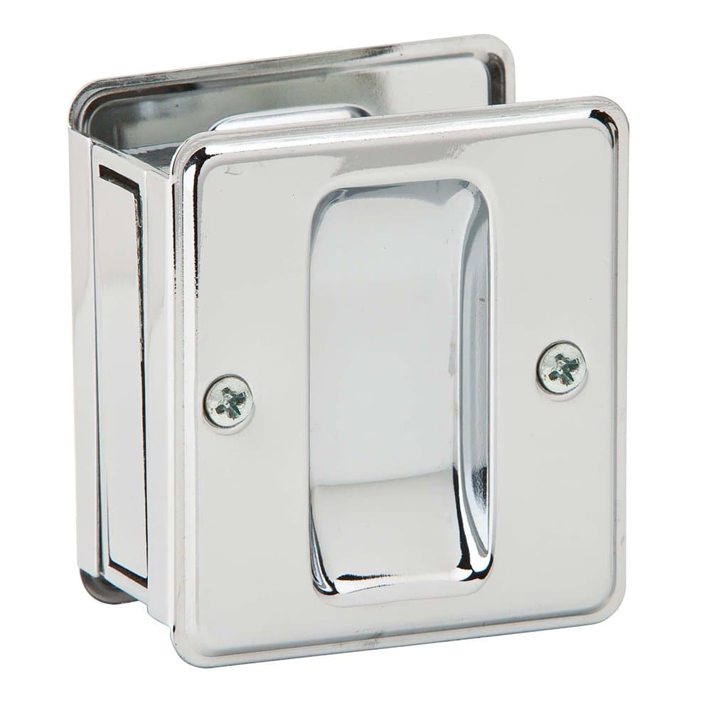 SCHLAGEIves 990B26 Sliding Door Pull, Bright Chrome