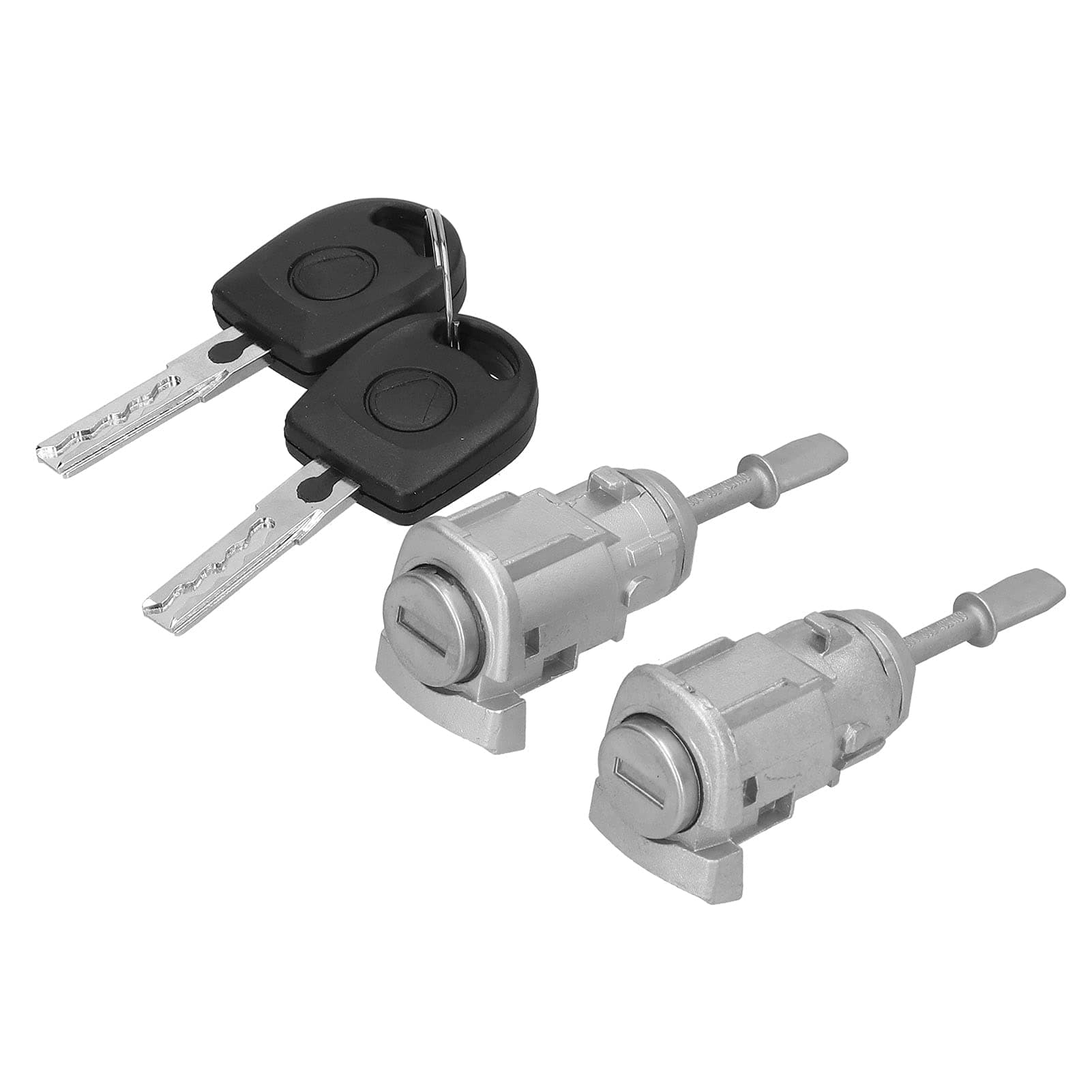 604837167, 2PCS Sensitive ABS Door Lock Cylinder with 2 Keys for Car