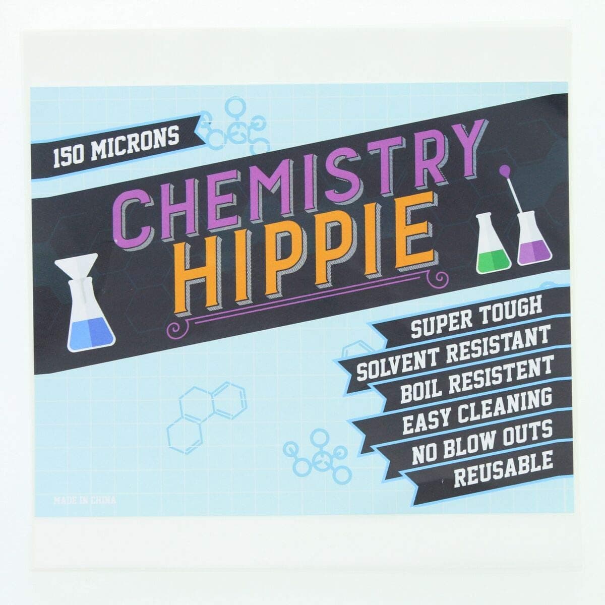 Chemistry Hippie | 150 Micron Pressing Screens 6-pack | Essential Oil Concentrate Press Filter | 5x5 Inch Screen Sheets