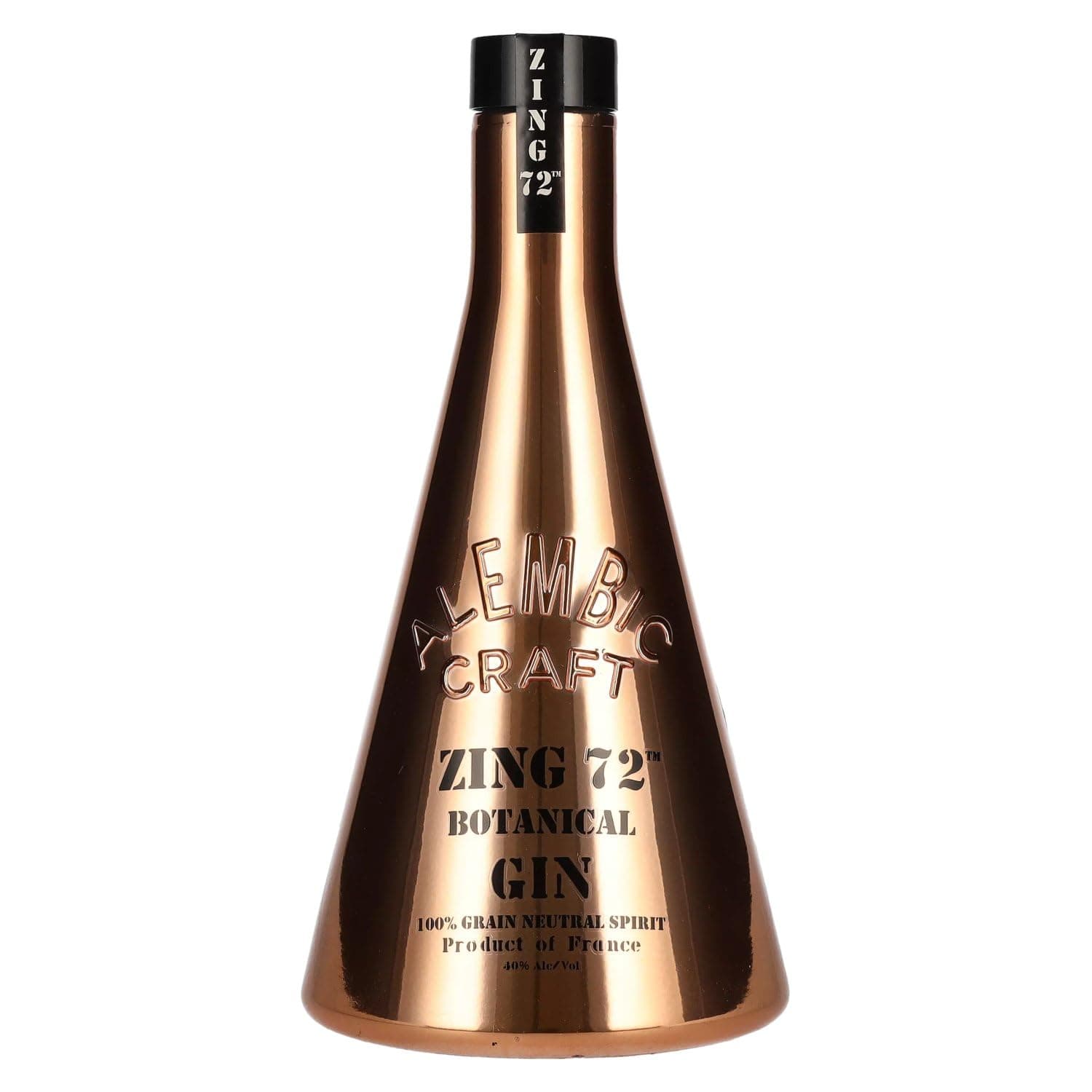 Zing 72 Botanical Gin - Award Winning Lightly Flavoured Gin - Gin Gifts - Make Delicious Gin Cocktails - 40% ABV - 70cl - Limited Edition Bottle