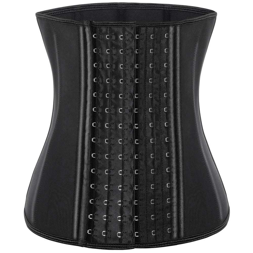 ECOWALSONWaist Trainer for Women Corset Cincher Body Shaper Girdle Trimmer with Steel Bones Extender