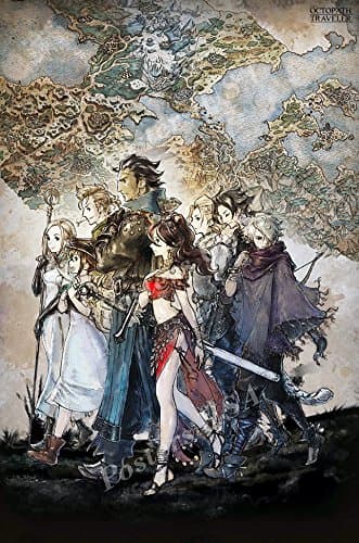 PrimePoster - Octopath Traveler Poster Glossy Finish Made in USA - NVG220 (24" x 36" (61cm x 91.5cm))