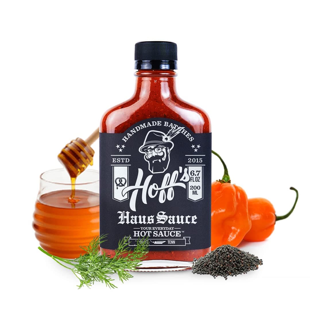 Hoff & Pepper Haus Sauce Hot Sauce Goodness Seasoning Handmade Tennessee Hot Sauces For Jalapeno Pepper Hot Sauce Spicy Lover For Grilling and Seasoning