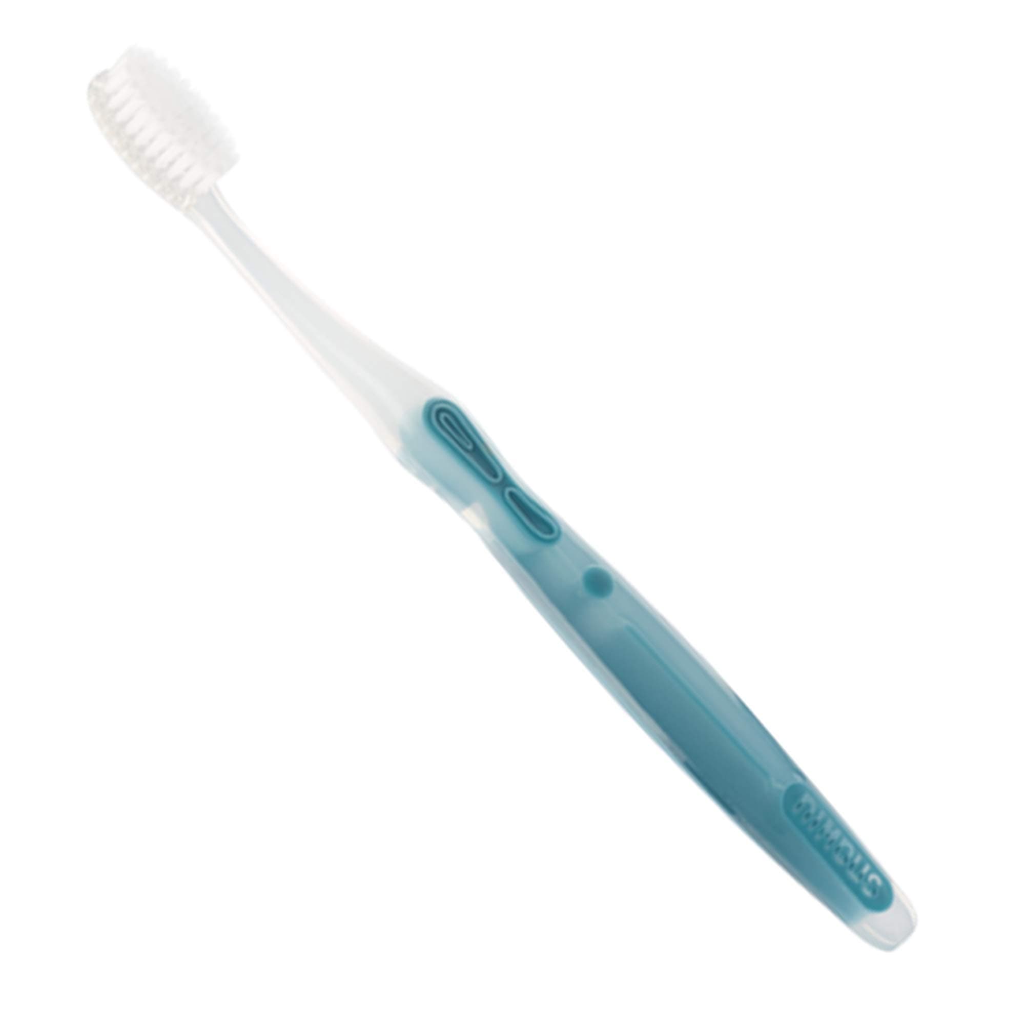 NIMBUS Extra Soft Toothbrush (Compact Size Head), Periodontist Design Tapered Bristles for Sensitive Teeth and Receding Gums, Plaque Remover Travel Toothbrush (Color May Vary)