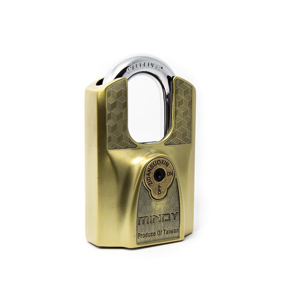 Mindy Lock with Keys Zinc Alloy Keyed Different Padlock, AF12-60