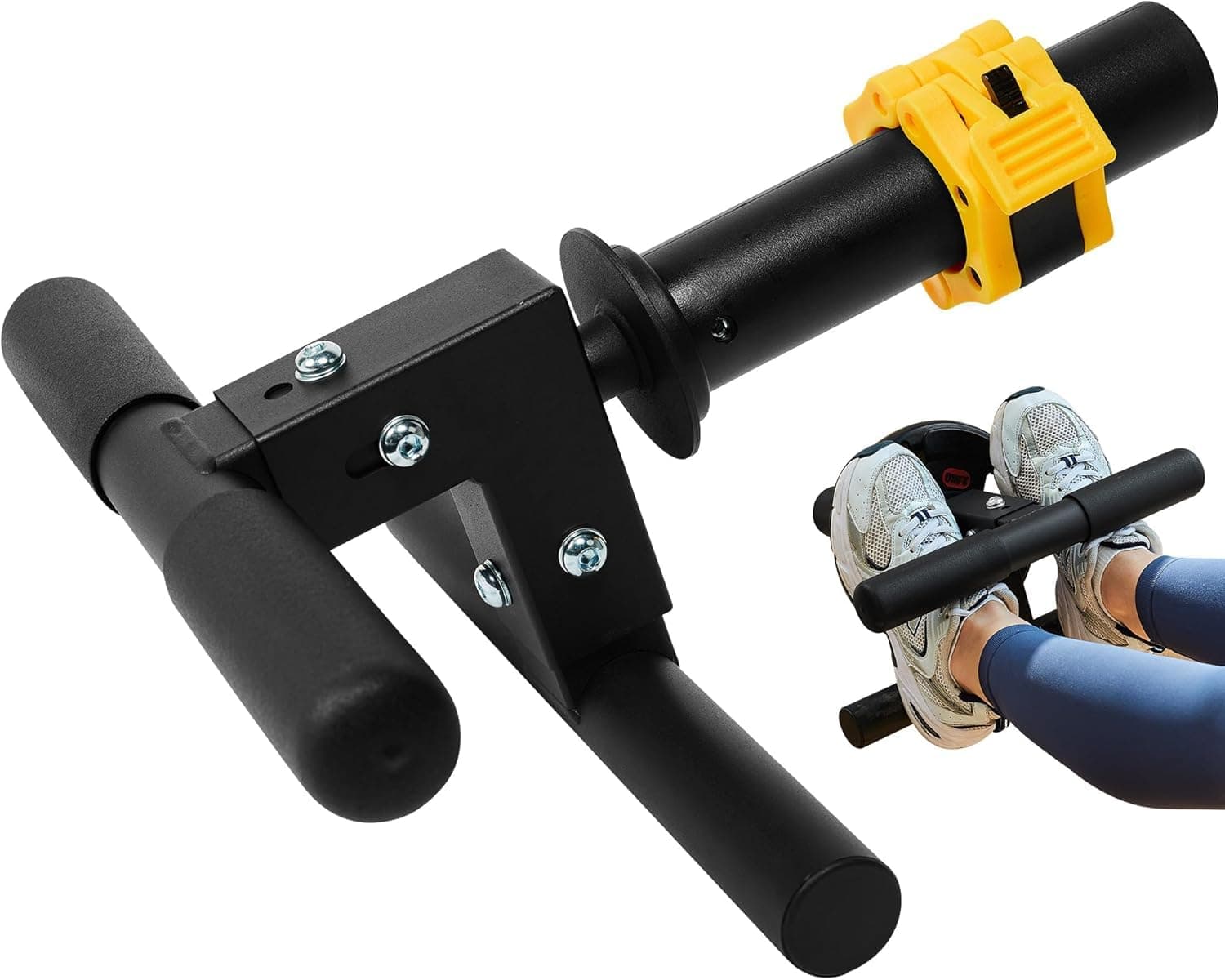 'Tibialis Trainer Tib Bar Raise Machine Exercise Equipment Strength Training Ripping Lower Leg Muscles Workout Home Gym Fit 2'' Weight Plates'