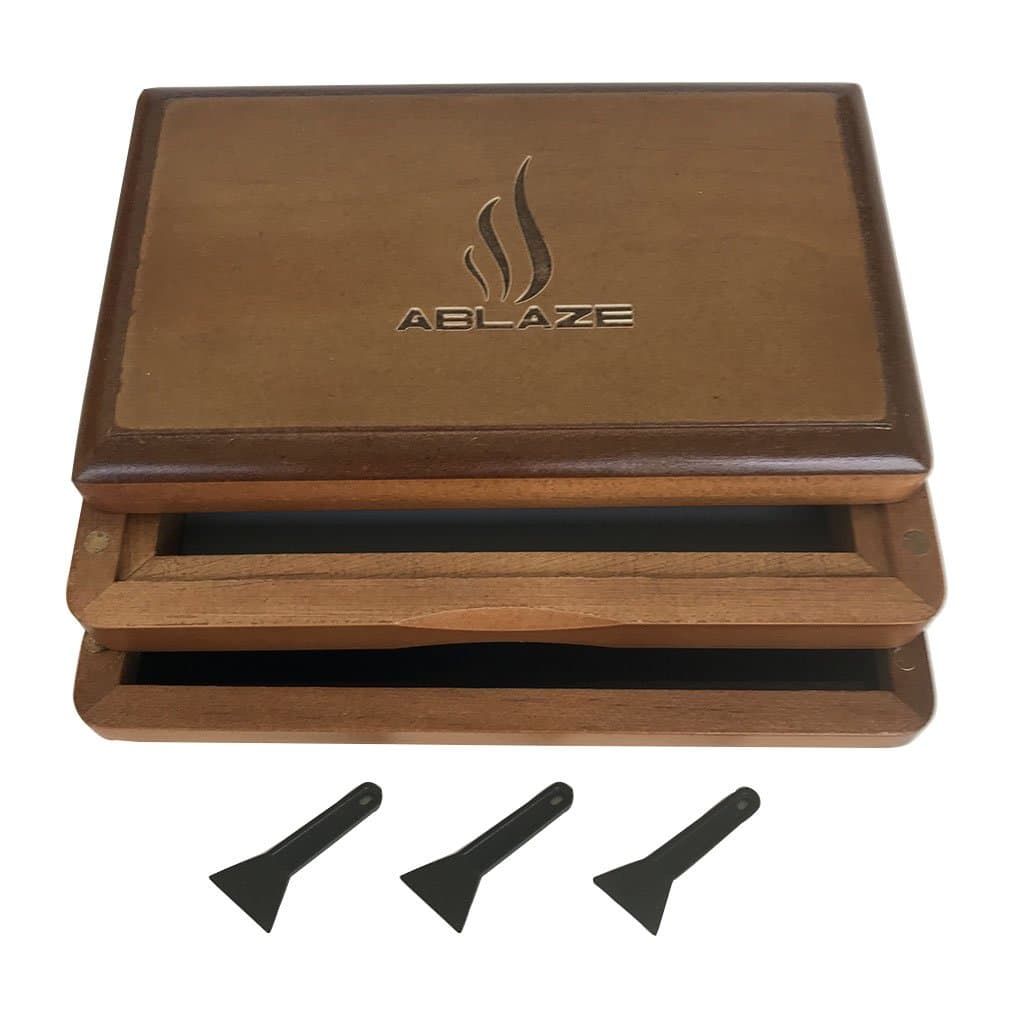 ABLAZE 3x5 Solid Top Pollen Sifter Screen Box in Walnut With Sc (Walnut)