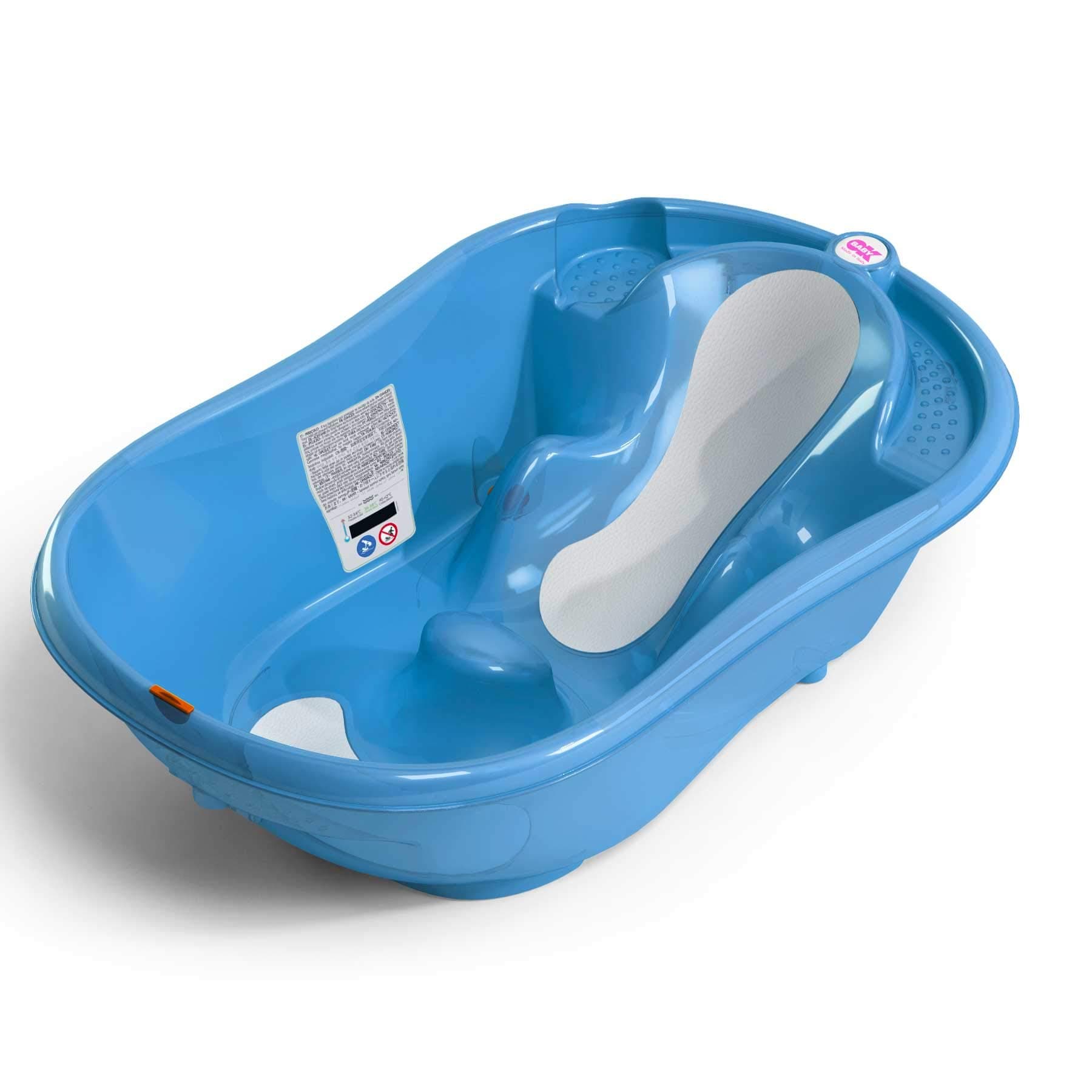 Okbaby Onda Evolution Baby Bath Tub (Transparent Blue)