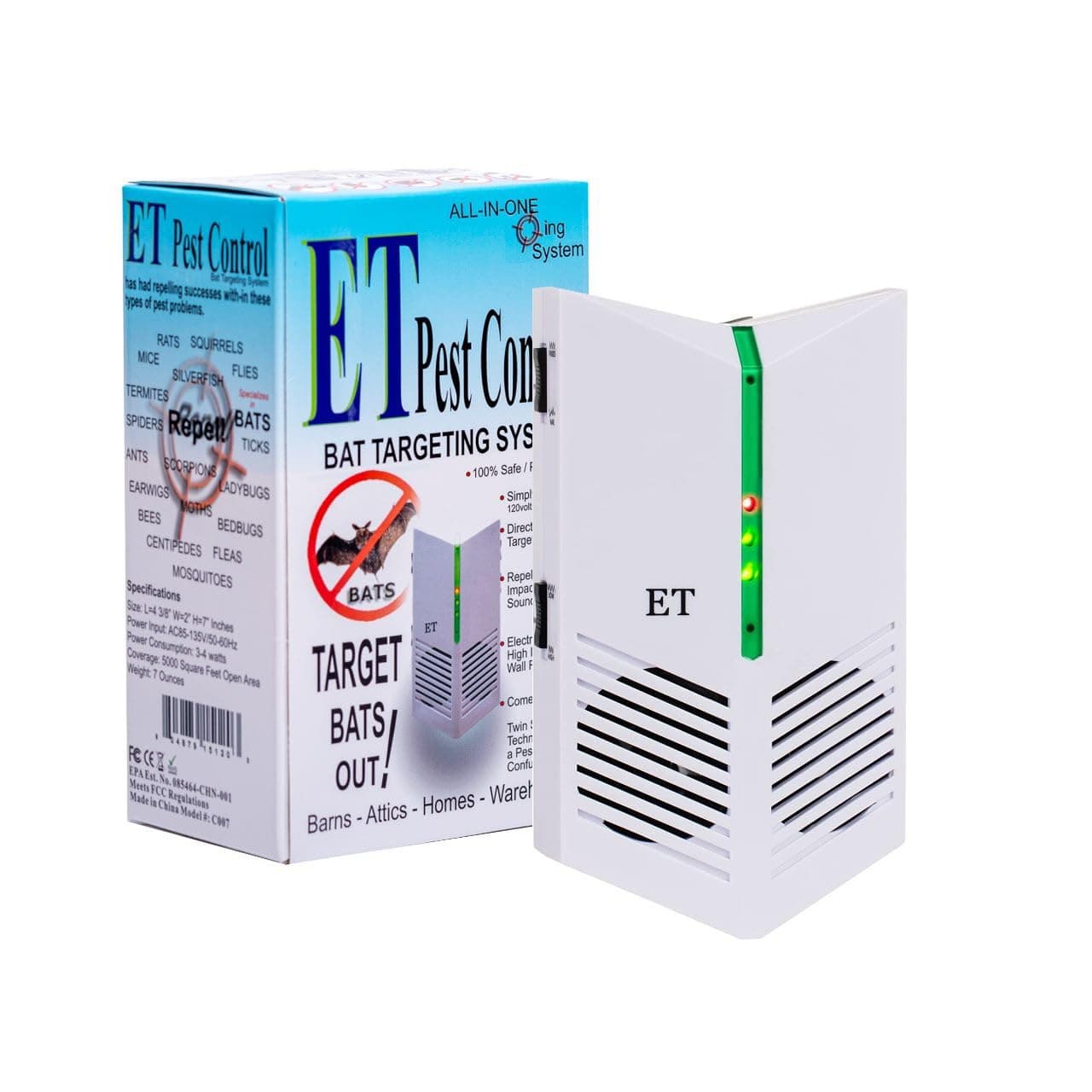 ET Pest Control (Bat targeting system) by DnR Technologies LLC