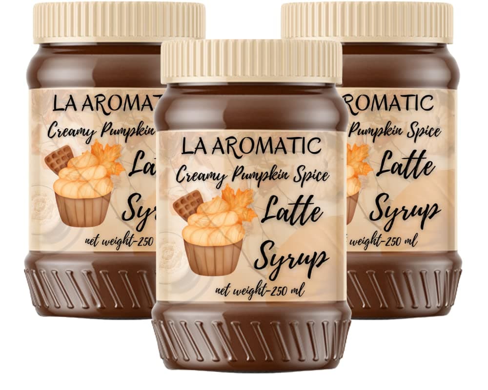 Gourmet Creamy Pumpkin Spice Syrup-250ml/Professional Pumpkin Spice Latte Syrup