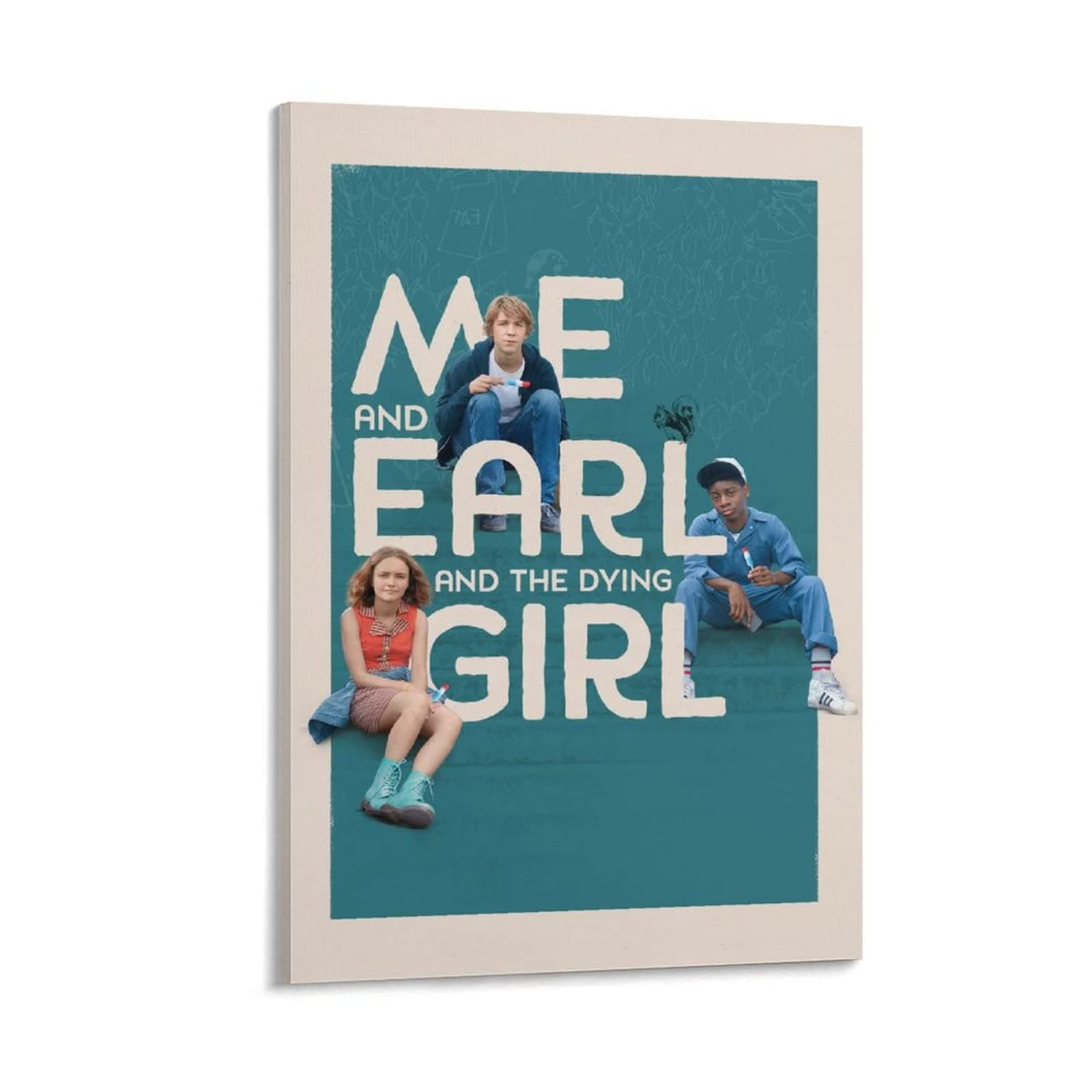 SHENTENG Me And Earl And The Dying Girl Poster Classic Movie Film Art Poster (2) Poster Decorative Painting Canvas Wall Art Living24x36inch(60x90cm)