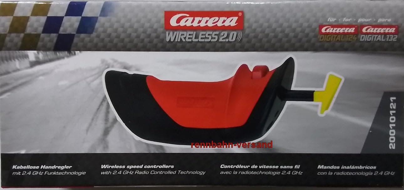 Carrera20010121 Wireless 2.0 Controller for Digital 132/124 | Wireless Racing Experience with Precise Control | Easy Setup & Compatibility | Ergonomic Design
