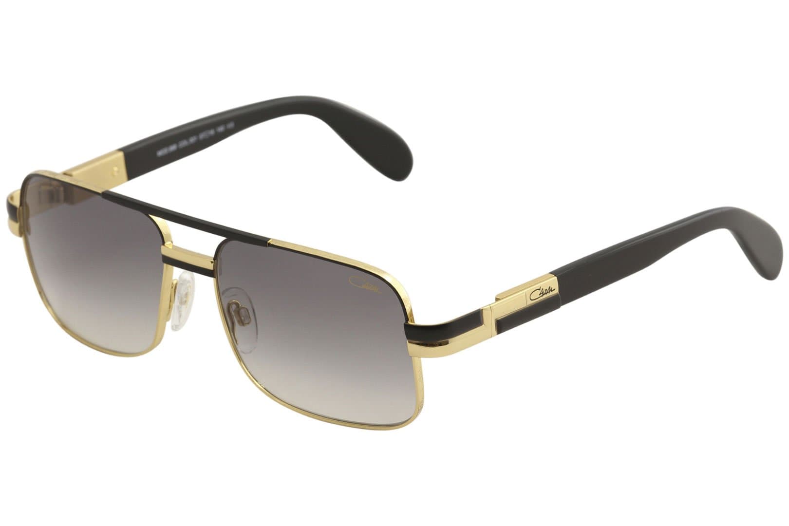 Cazal Legends 988 Sunglasses 001SG Black-Gold/Grey Gradient Lens 57mm