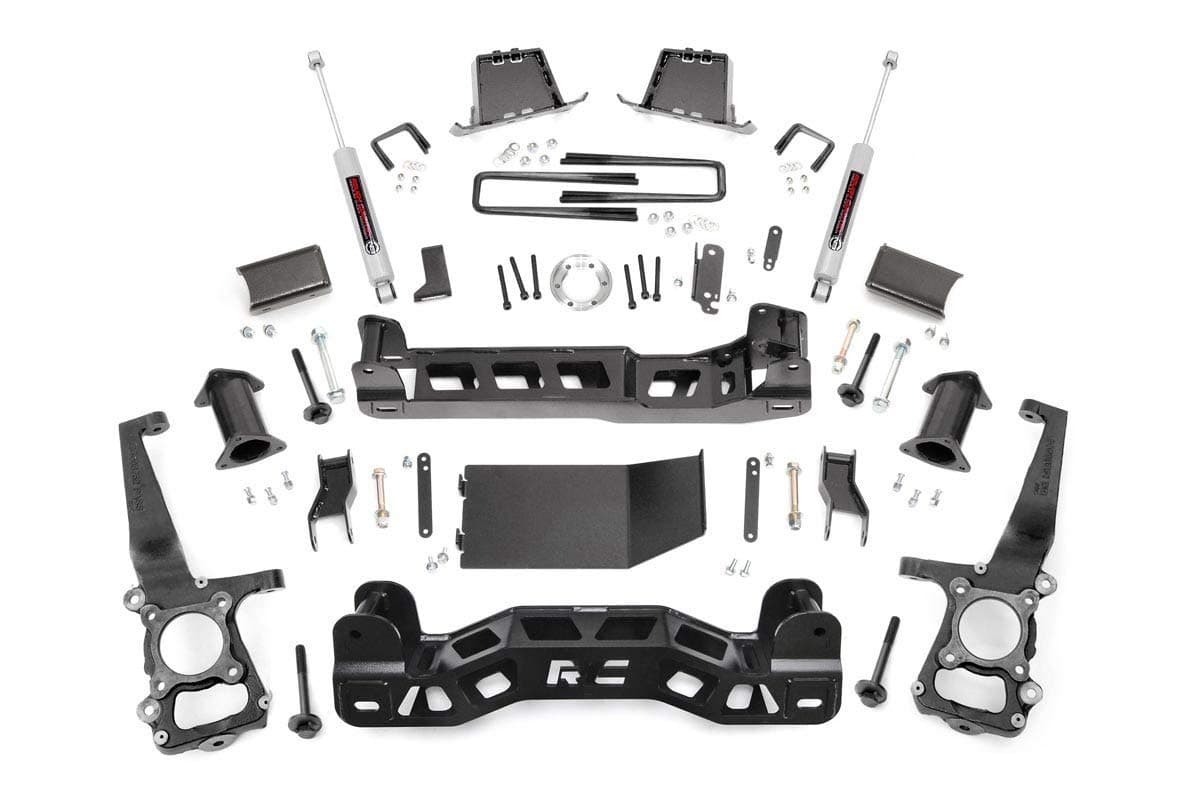 Rough Country 4" Suspension Lift Kit for 2011-2013 Ford F-150 4WD - 57430
