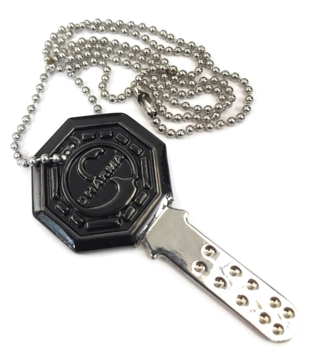 Dharma Key Fail Safe Swan Lost Pendant Necklace Bagua