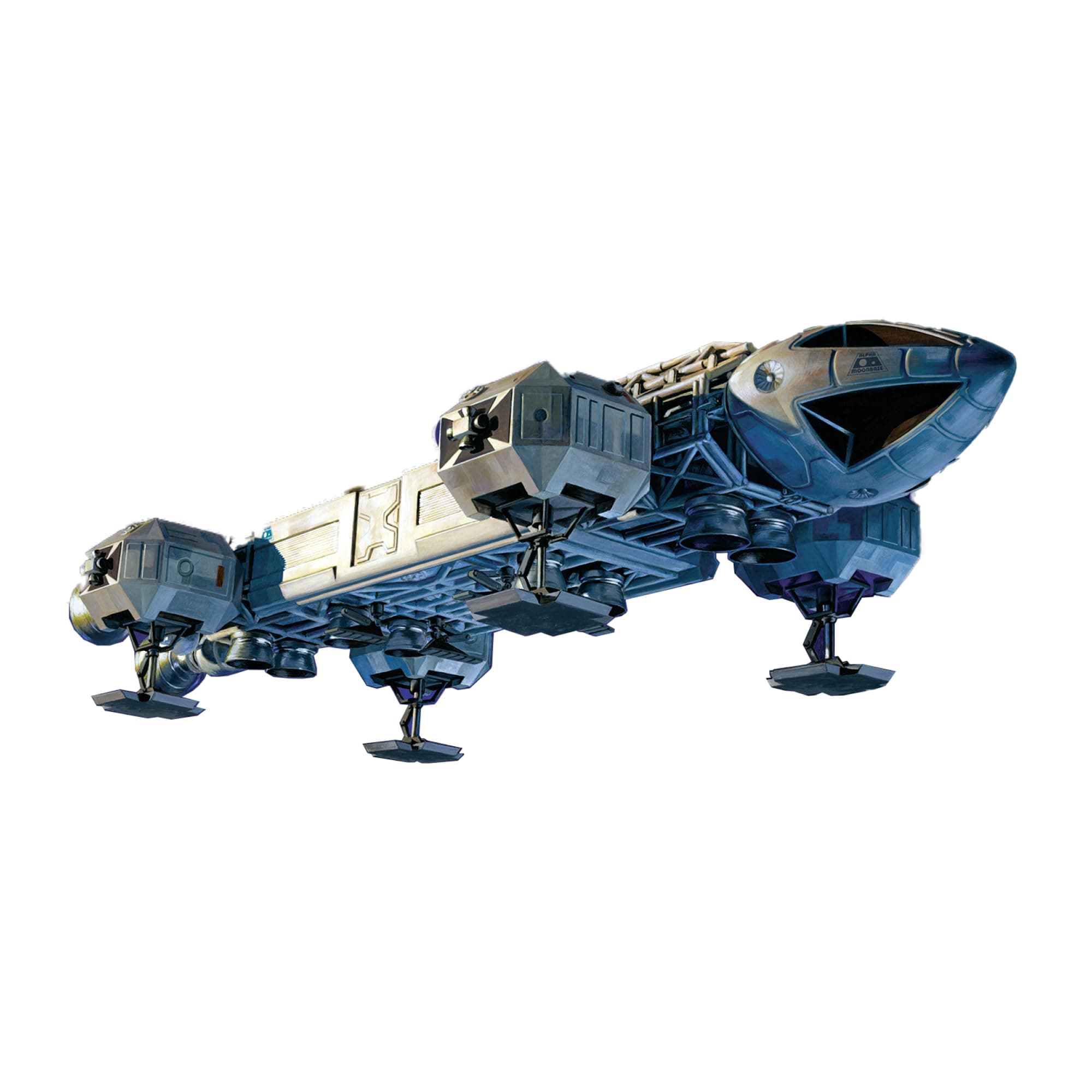 AMT MPC Space:1999 Eagle Transporter 1:72 Scale (14" Long) Space Ship Replica Model Kit (MPC913)