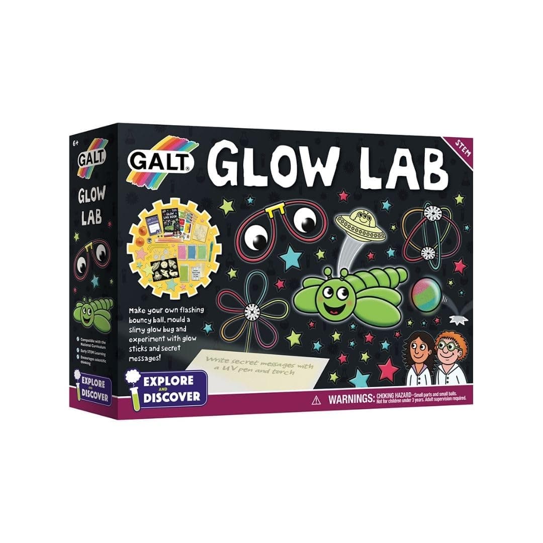 Galt Toys, Glow Lab, Science Kits for Kids, Ages 6+, Multicolor