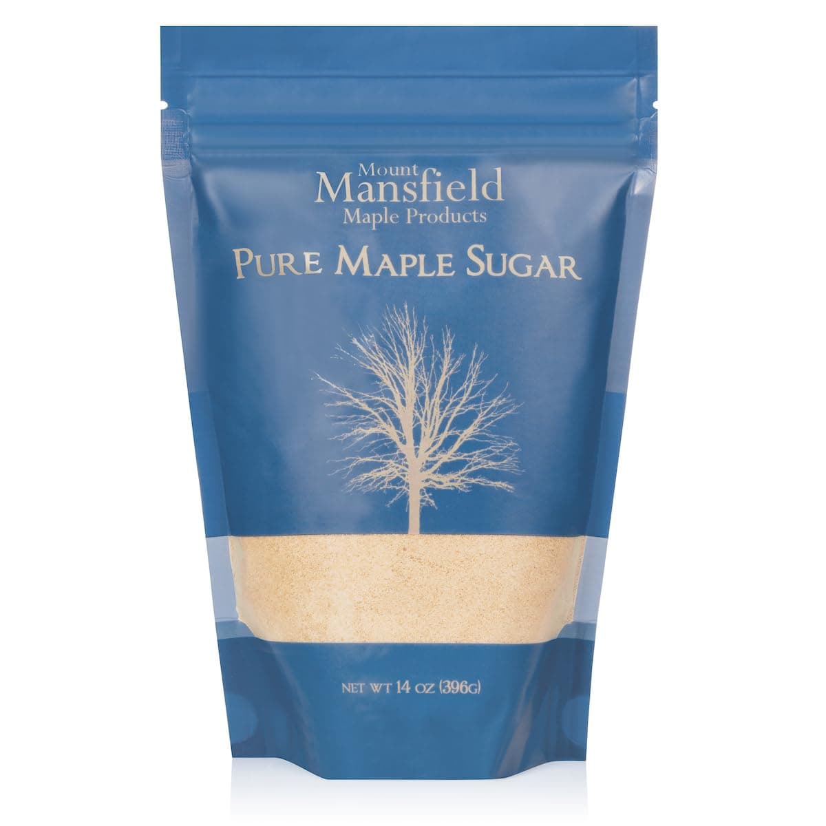 Mansfield Maple-Pure Vermont Granulated Maple Sugar (14oz Resealable Pouch)