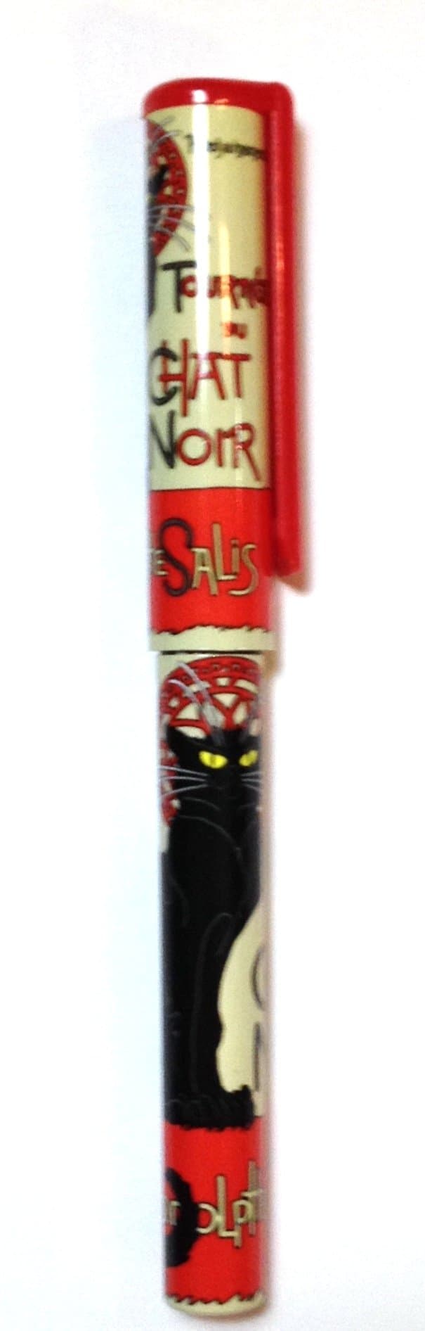 Pen, Ball Point - "Chat Noir" - Souvenir French-Themed Pen