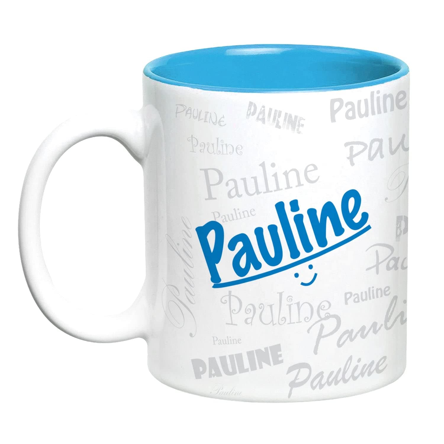 Hot MuggsHot Muggs Me Graffiti Mug - Pauline Personalised Name Ceramic, 315ml, 1 Unit
