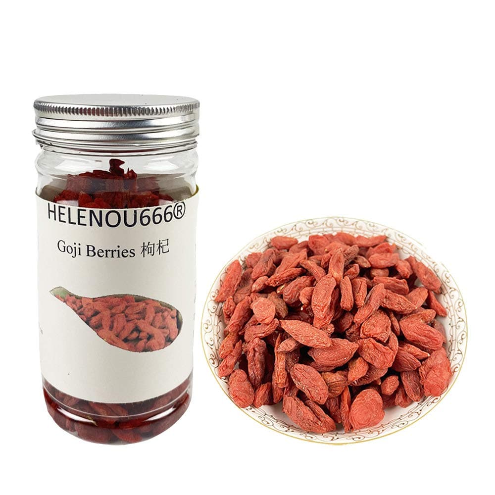 HELENOU666 Chinese Ningxia Red Wolfberry Natural Medlar Dried Gouji Berries 宁厦枸杞子茶