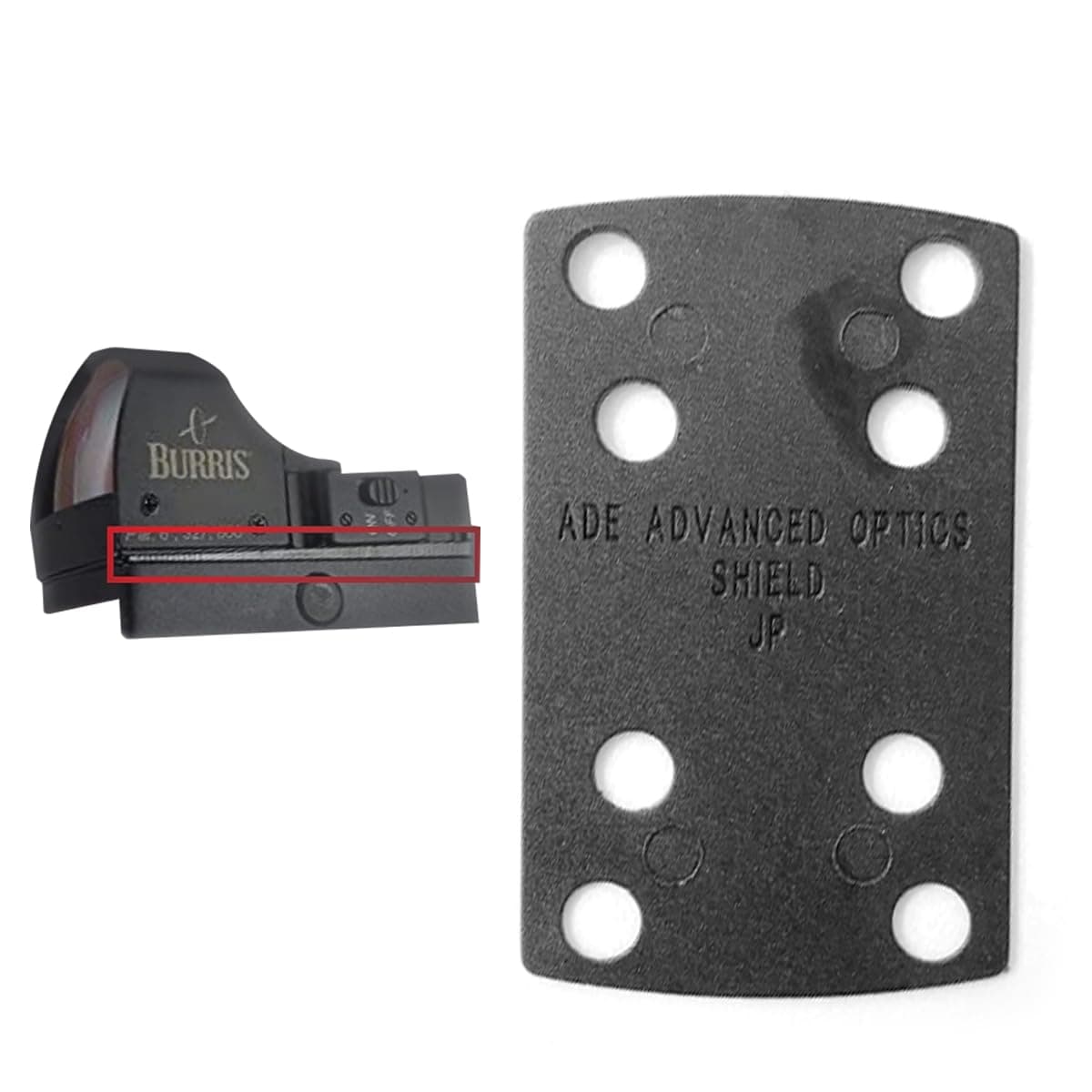 Delrin Shims – Red Dot Riser Optic Mount for Holosun 407K/507K, Shield RMS/RMSC/SMS, Sig Romeo Zero, Leupold DeltaPoint Pro – Tactical Adapter Plate Shims