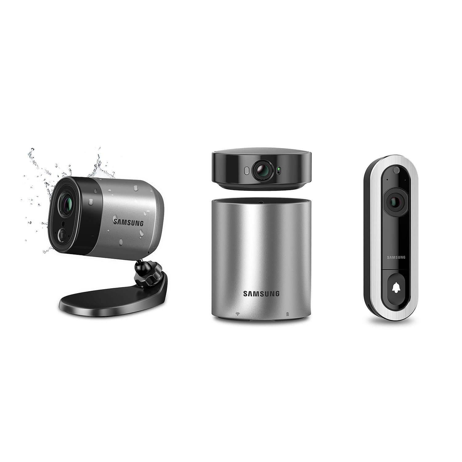 Samsung SmartCam A1 Home Security System & D1 Video Doorbell Camera