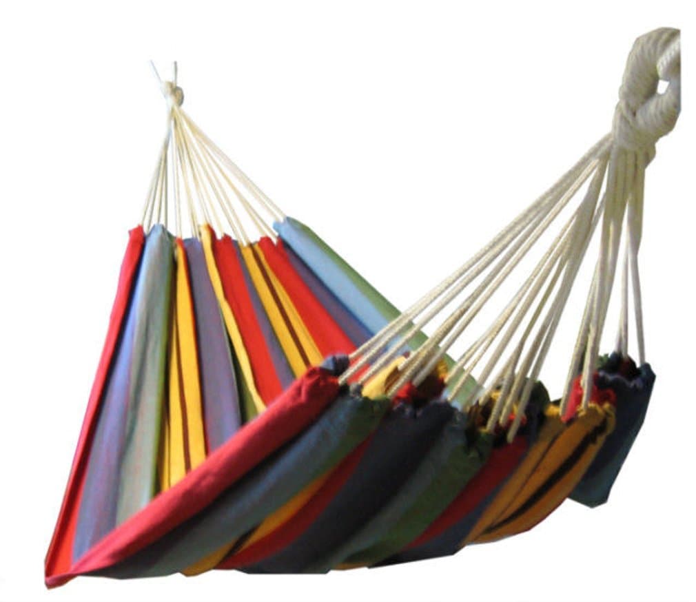 KronenburgHandel Hammock for Several People 210 x 150 cm Red