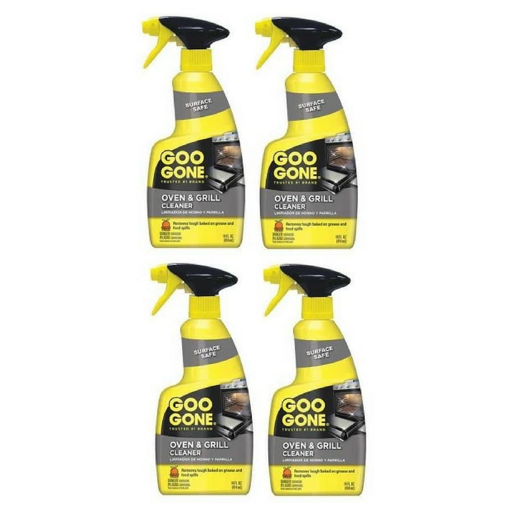 Goo Gone Oven and Grill Cleaner, 14 fl oz, (4-pack)