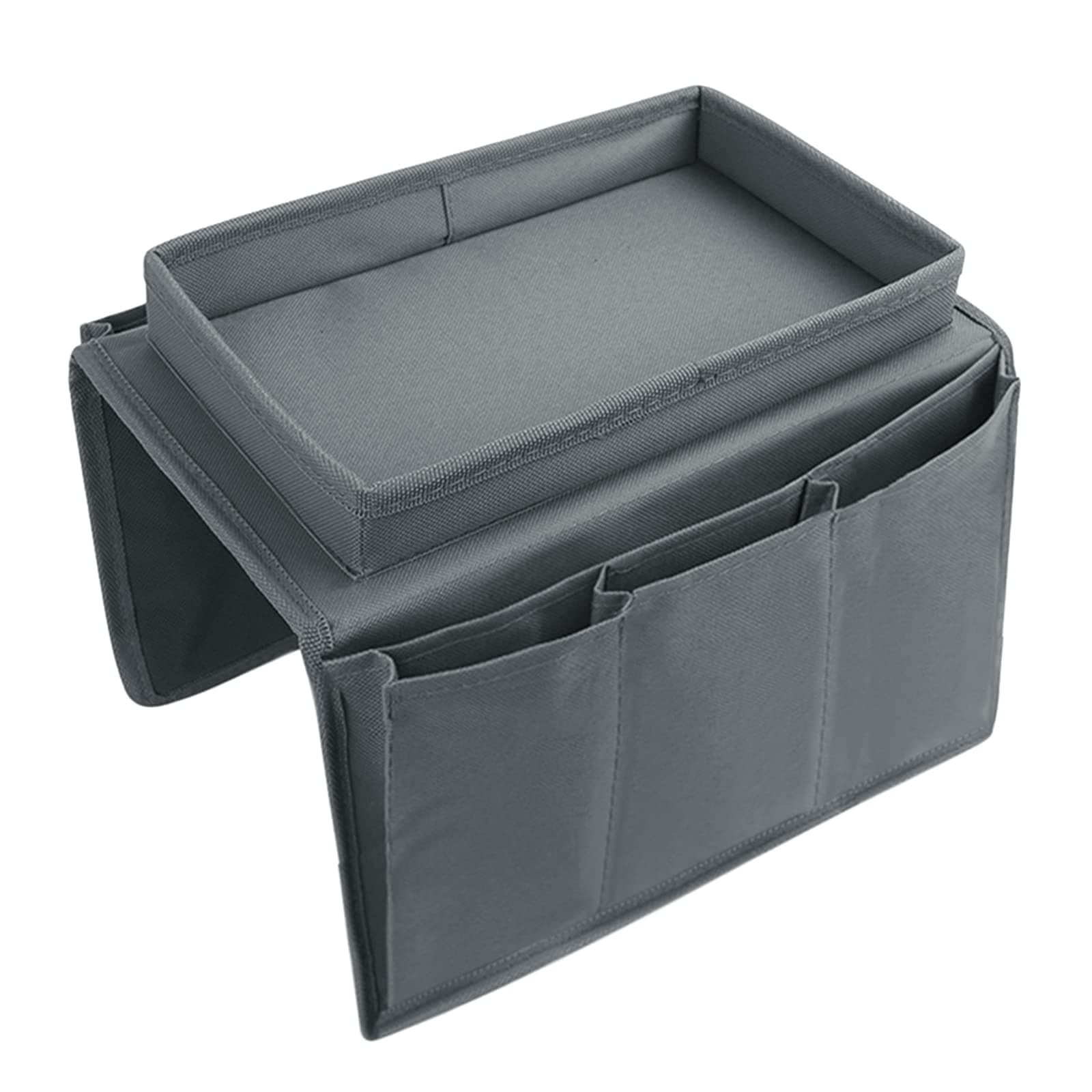 Faxianther Sofa Armchair Organiser Couch Arm Rests Storage Bag Tidy Table bedside Chair Caddy with Snacks Tea Cup Holder Tray Magazine Books Remote Control Phone Pockets Home Organiser