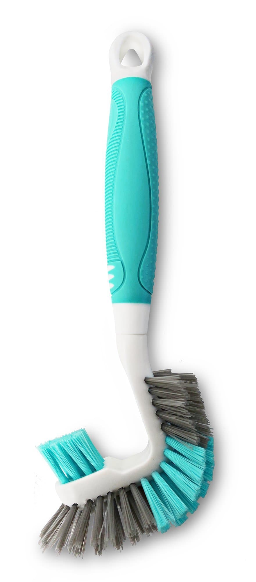 Multi-Surface Brush – Dual Bristle Cleaning Brush for Garbage Disposal, Sink & Countertops – Non-Slip Rubber Grip (for Multi-Purpose)