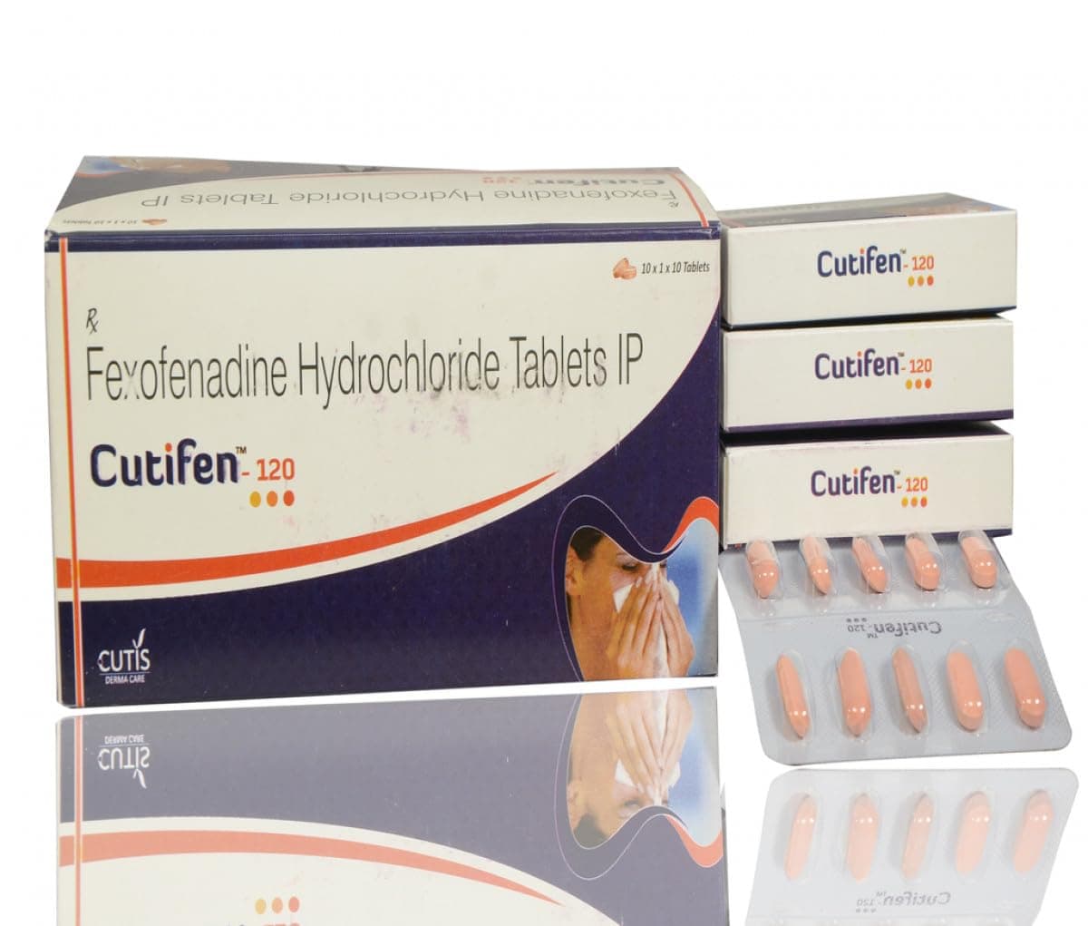 CUTIS CUTIFEN-120|Fexofenadine 120mg|Seasonal Allergic Rhinitis|Allergy Relief | Fexofenadine HCl 120 mg