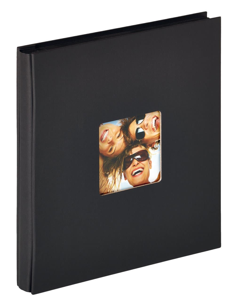 Photo Album Black 400 Photos 10x15 cm Stock Album with Cover Punching, Fun EA-110-B