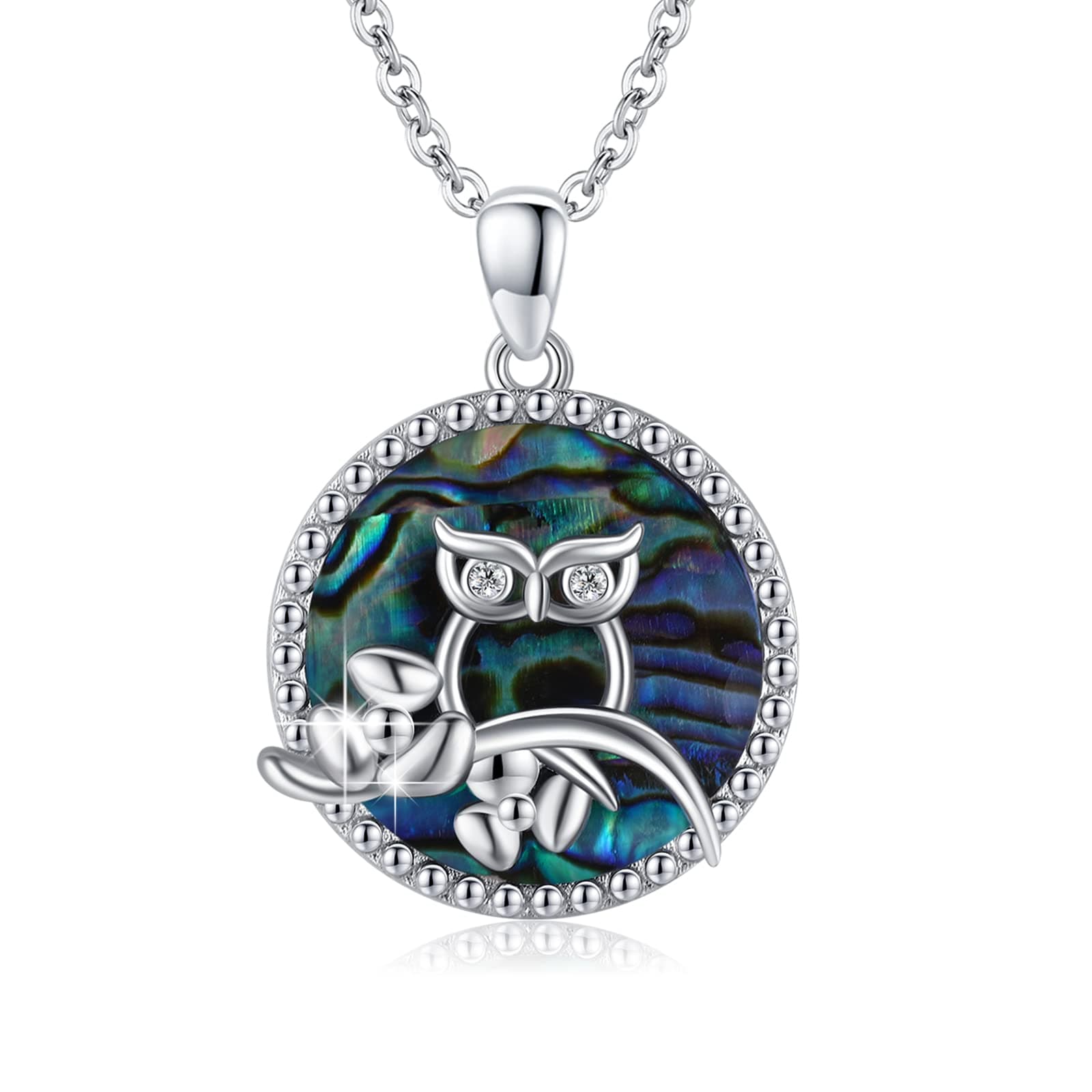 MEDWISEPanda/Owl/Fox/Turtle/Phoenix Necklace 925 Sterling Silver Animal Necklace Animal Pendant Heart Necklace Animal Jewellery for Daughter Girls Women Gifts