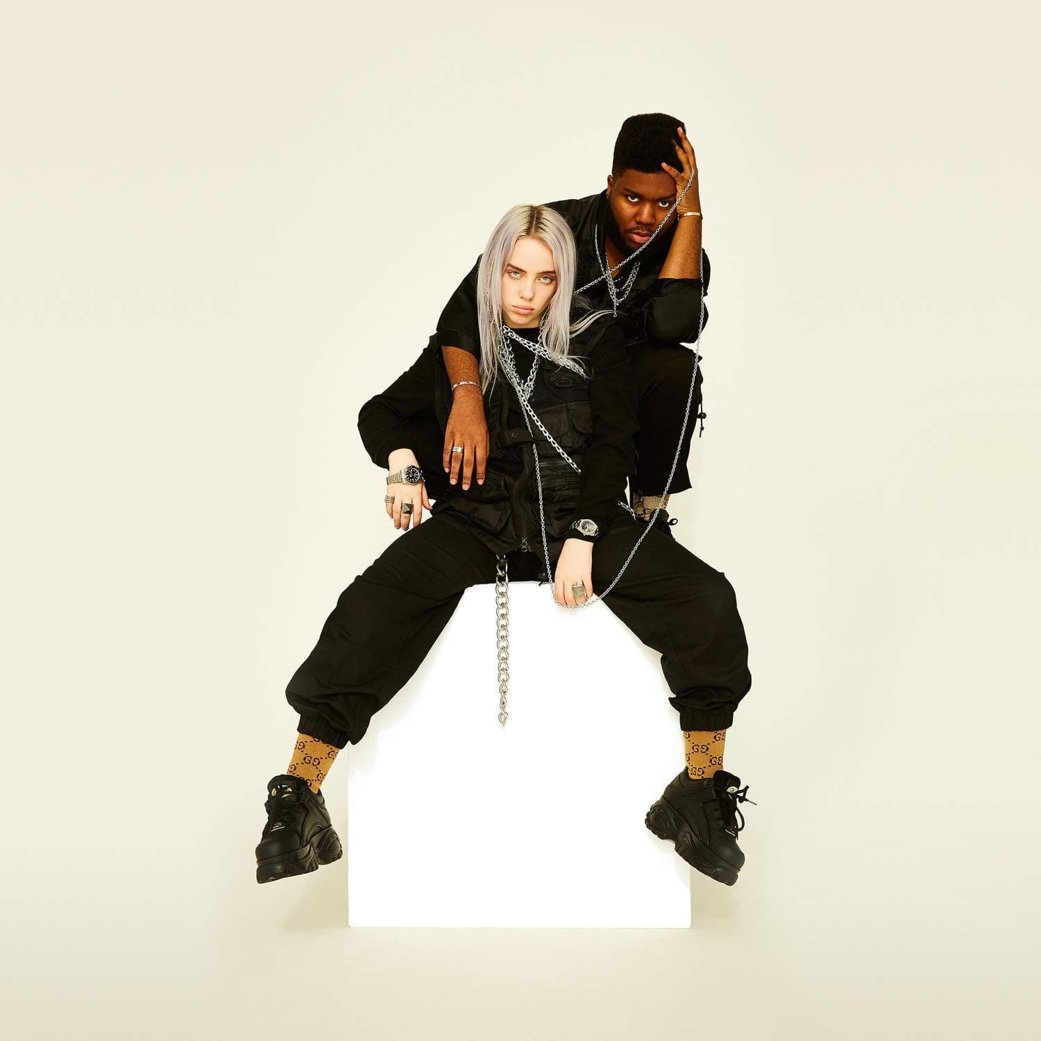 acheiver World Poster Album Cover Poster Thick Billie EILISH: Lovely with Khalid 12x18