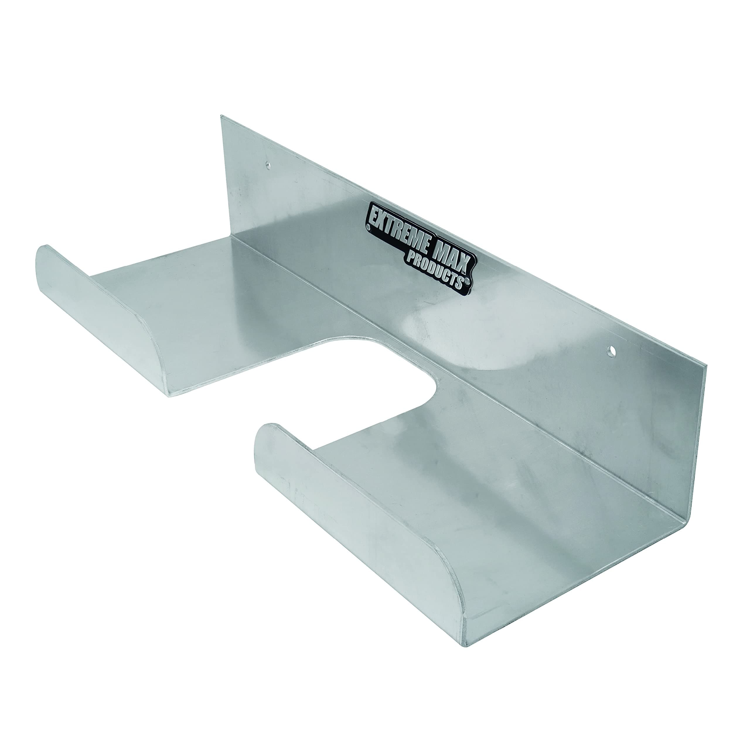 Extreme Max 5001.6079 Aluminum Push Broom Hanger Holder for Enclosed Trailer Shop Garage Storage,Silver