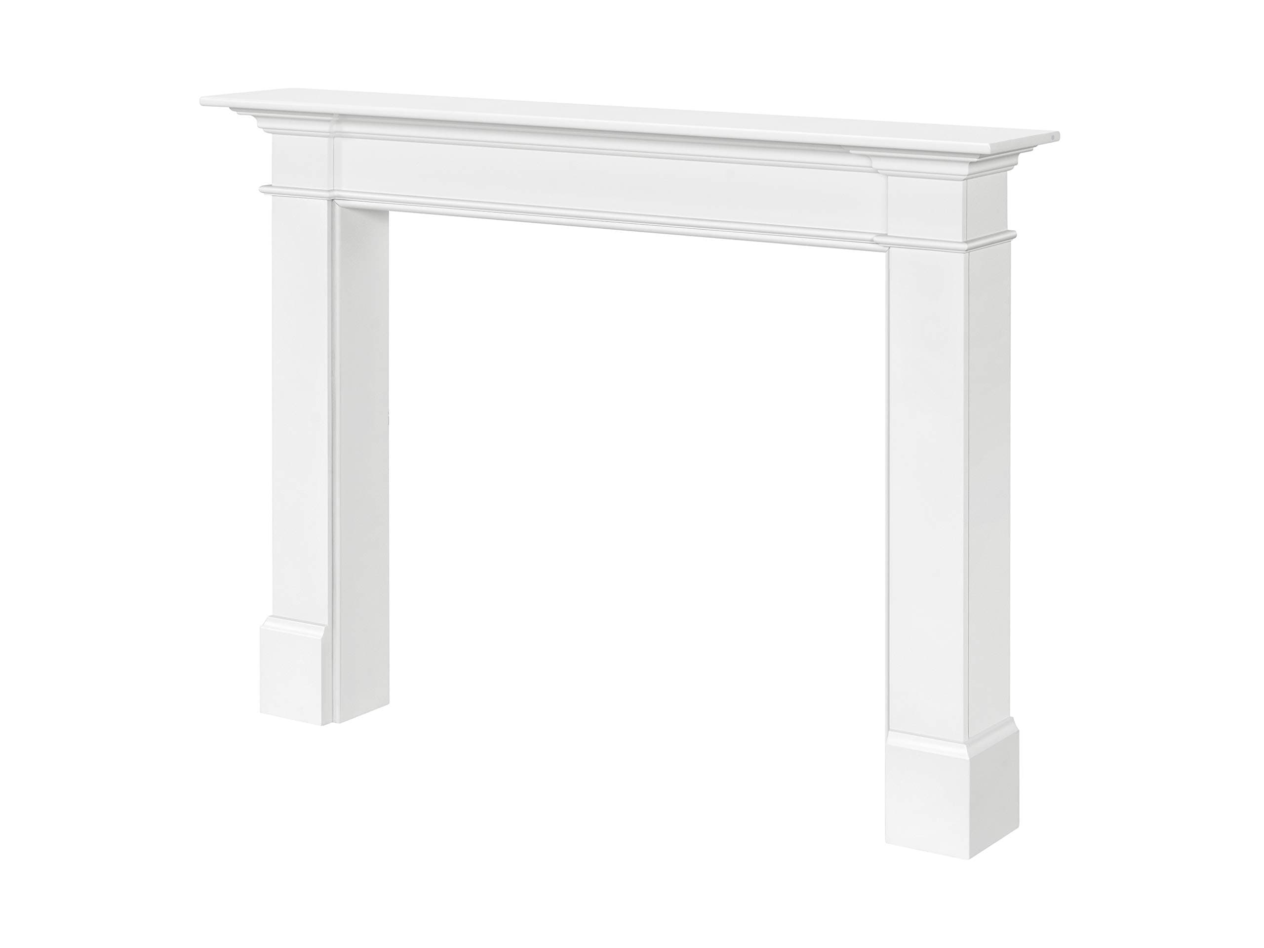 Pearl Mantels Harmonious and Elegant Mantel Surround, Crisp White