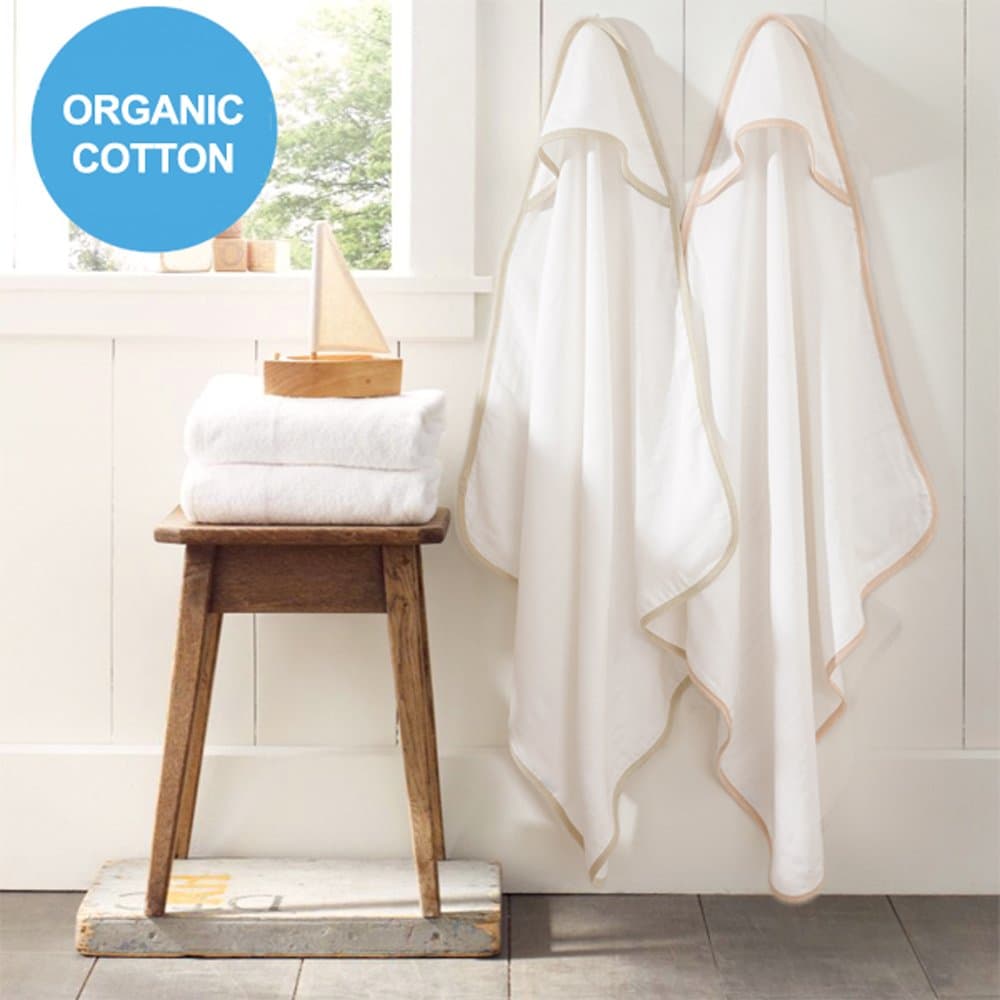 Noemie Baby Summer Nursery Bamboo Fiber Unstained Bath Towel/blanket,pale Green