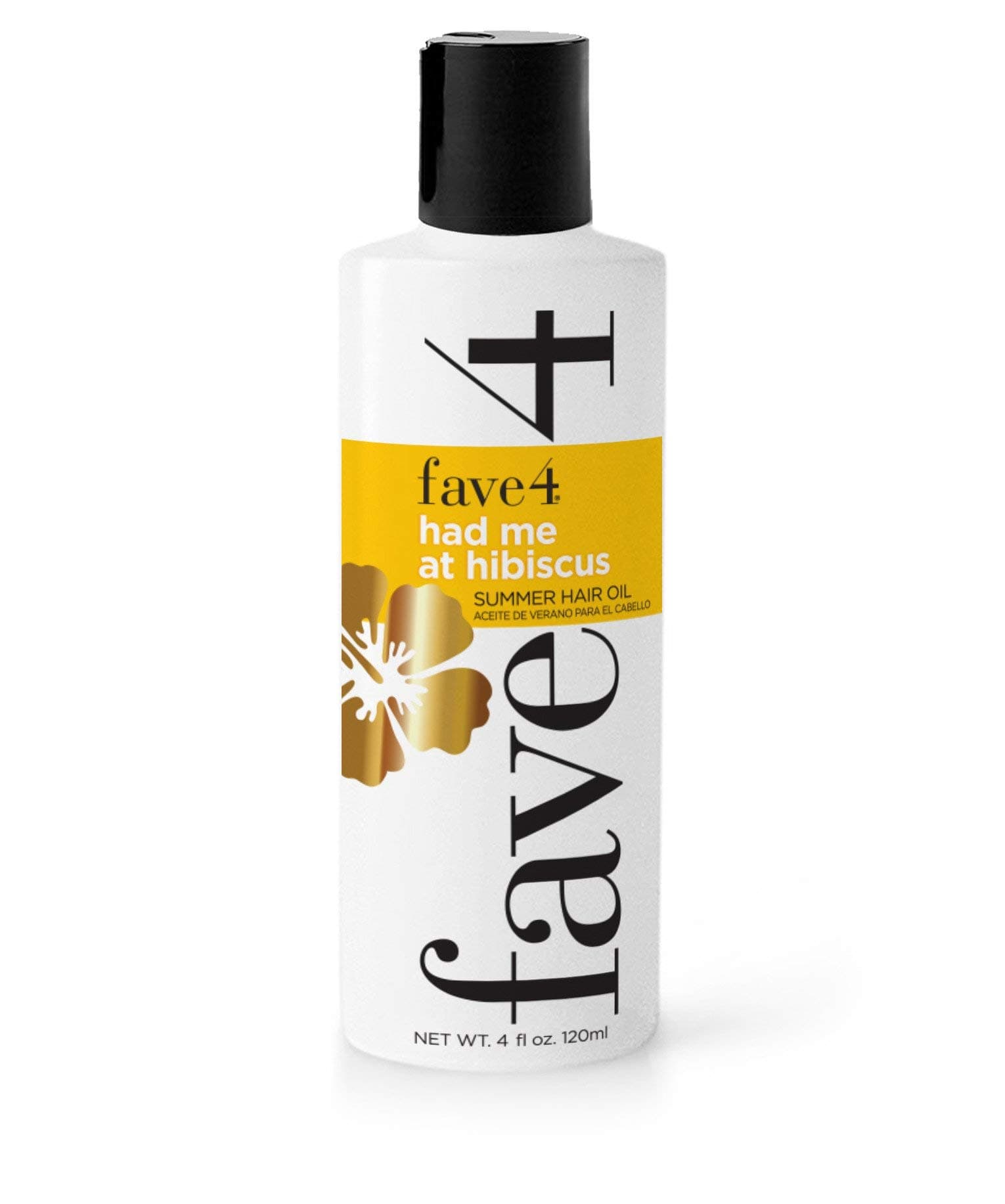 fave4 hair Had Me at Hibiscus Hair Oil, Super 7 Blend to Boost Strength & Retain Moisture, 3.4 oz