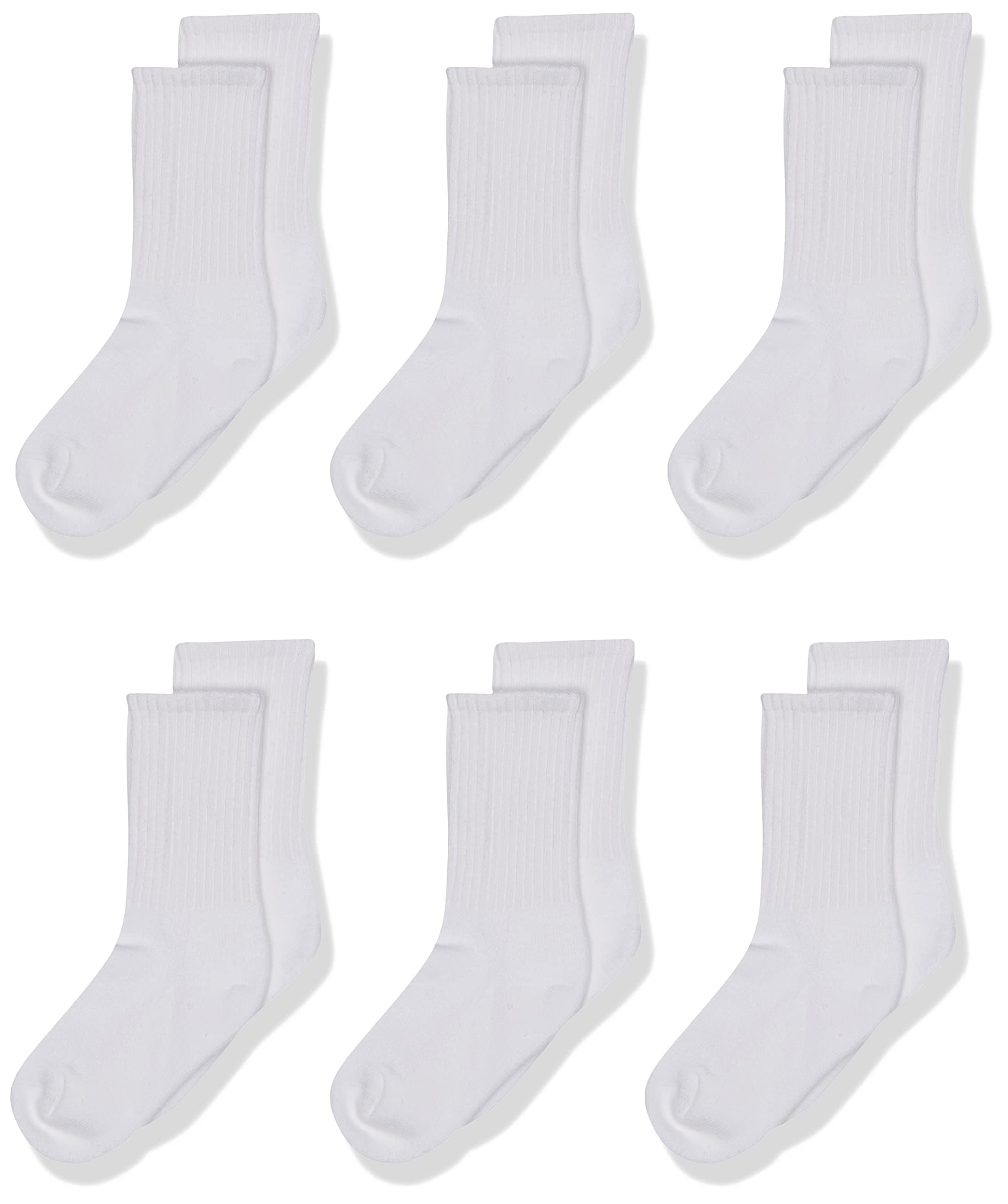 Jefferies SocksGirls' Half-Cushion Seamless Socks (Pack of 6)