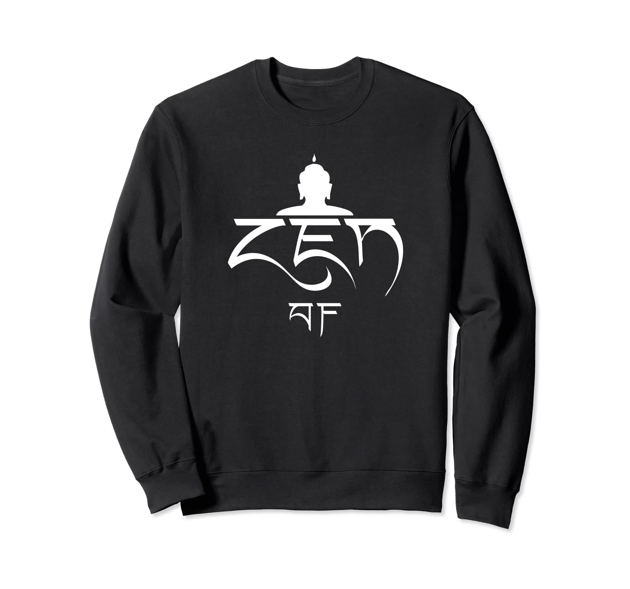 Zen AF Funny Spiritual Buddha Sweatshirt