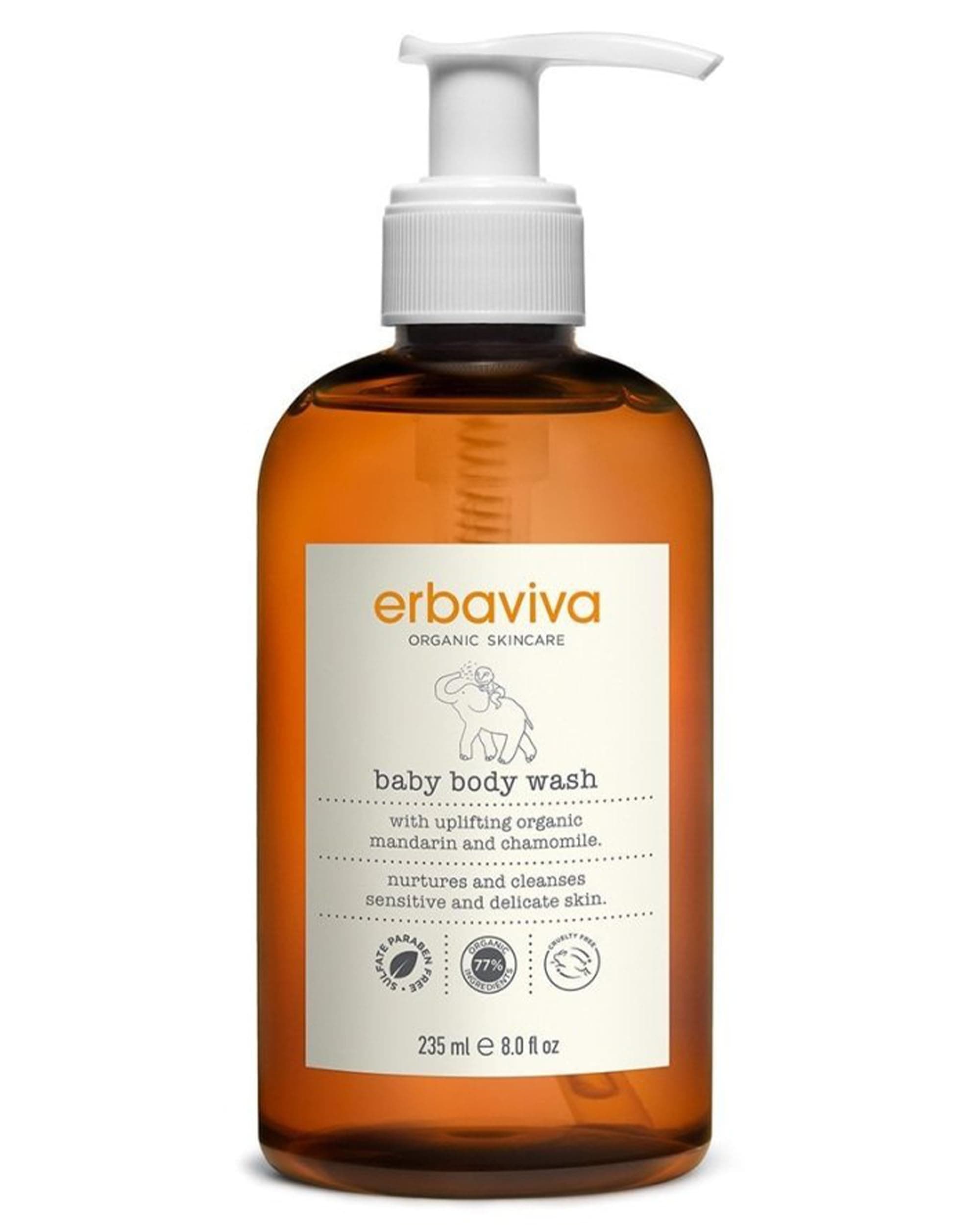 Erbaviva Baby Body Wash 235ml/8oz