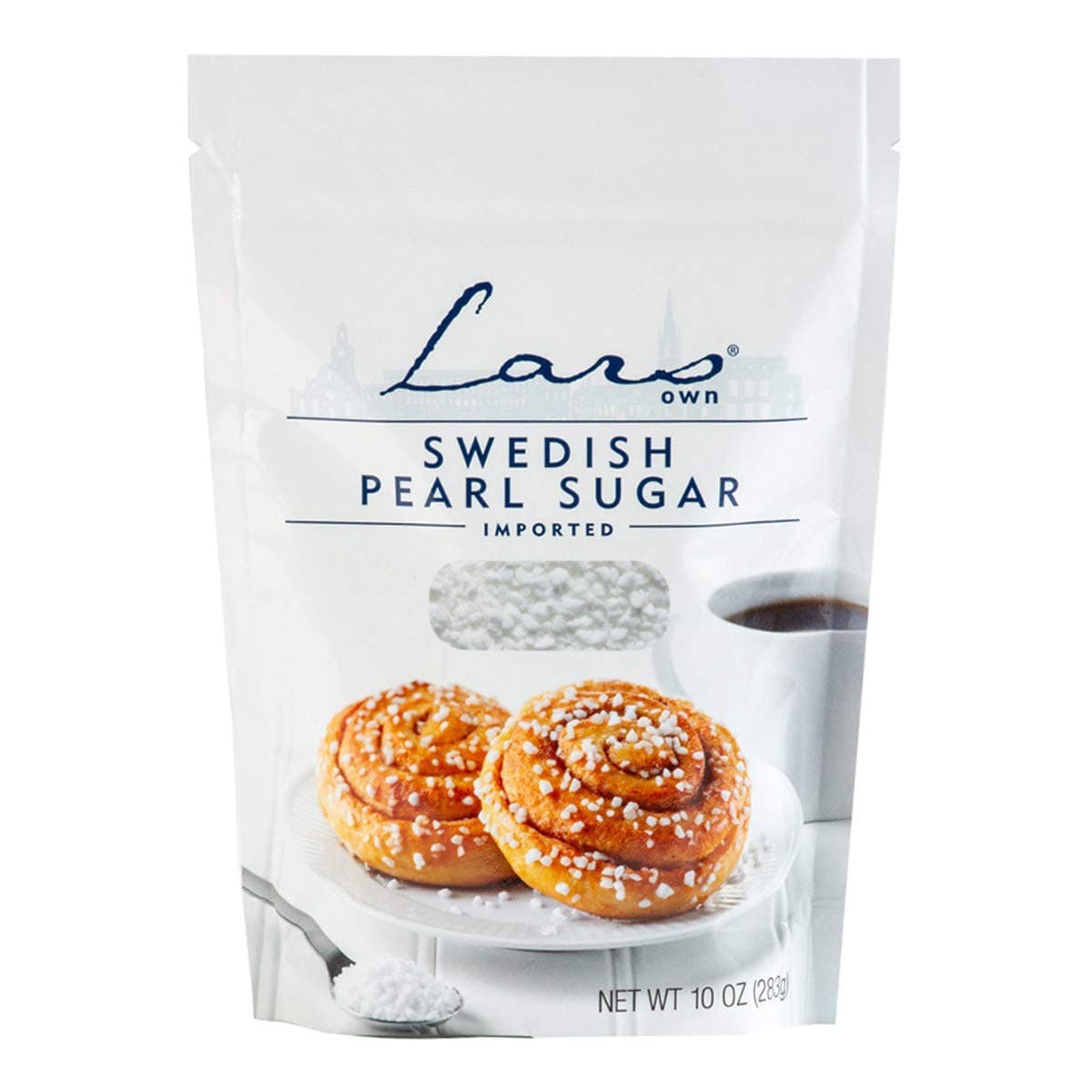 Lars Own Imported Swedish Pearl Sugar - (2) 10 Ozs. Packages by Lars' Own