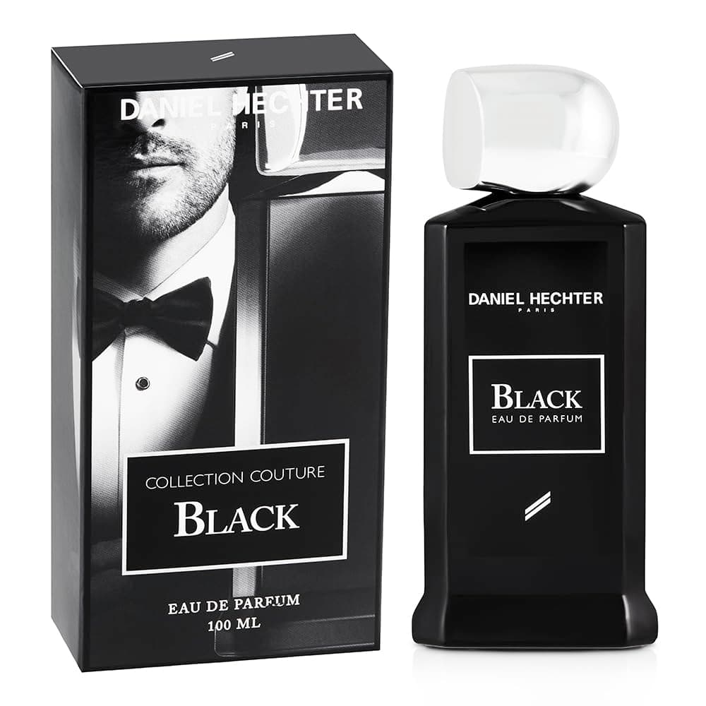 Daniel Hechter Collection Couture Black Eau de Parfum Spray Perfume for Men, 100 ml