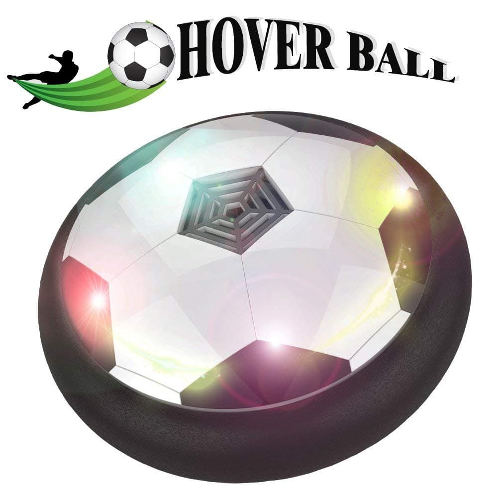 Toyk Kids Toys The Amazing Hover Ball with Powerful LED Light Size 4 Boys Girls Sport Children Toys Training Football for Indoor Or Outdoor with Parents Game Green