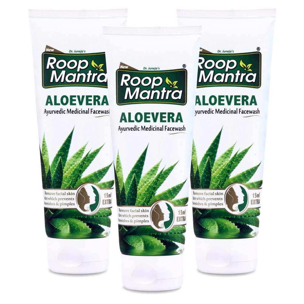 Aloe Vera Face Wash 115ml (Pack of 3, 115ml)