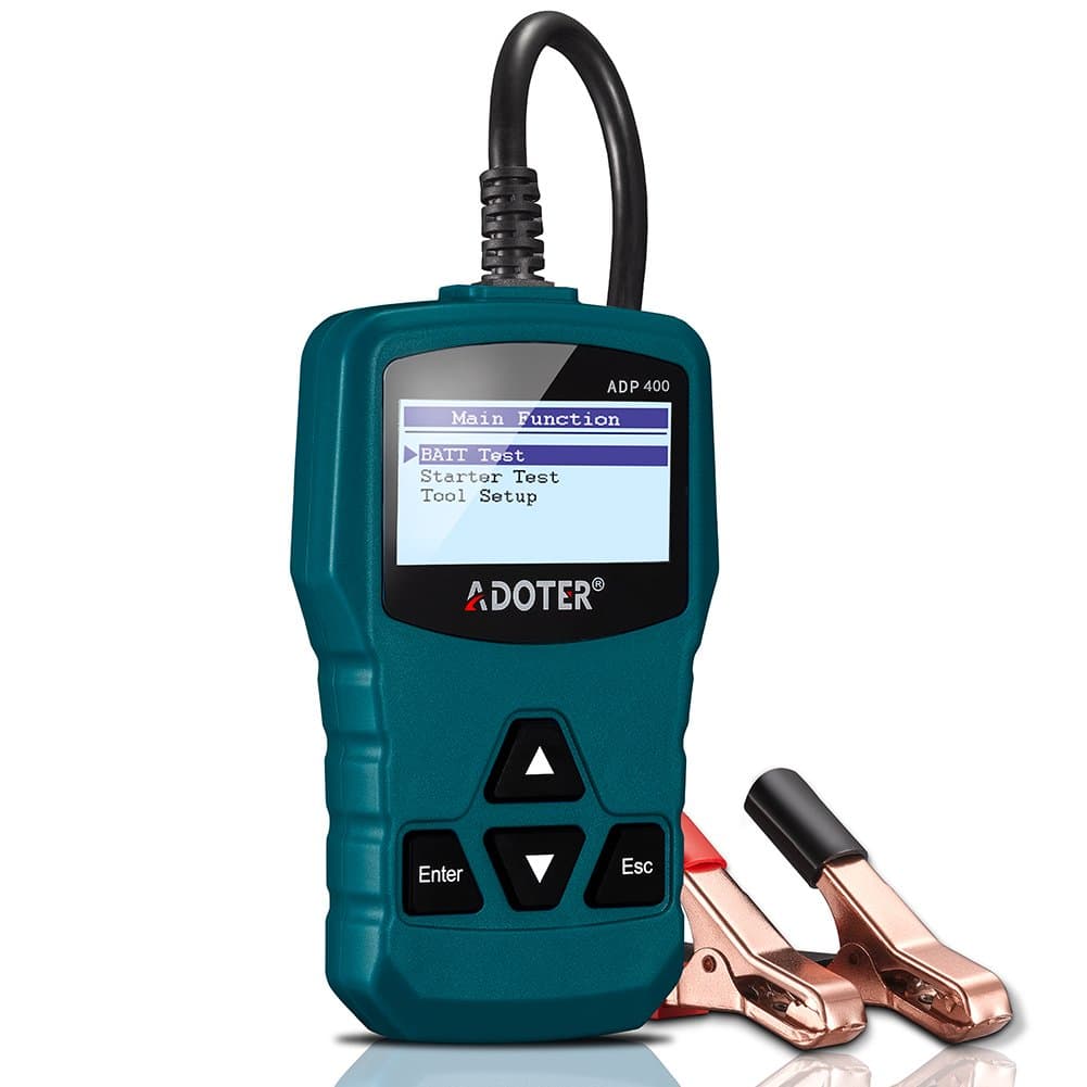 ADP400 12V Car Battery Load Tester Checker Battery Load Tester for Car, Motorcycle, Mini Vans, Light Duty Vehicle