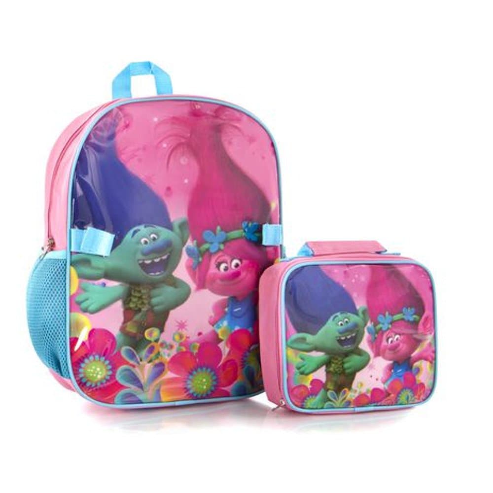 Trolls Econo Backpack with Lunch Bag Kit for Girls' - 15 Inch