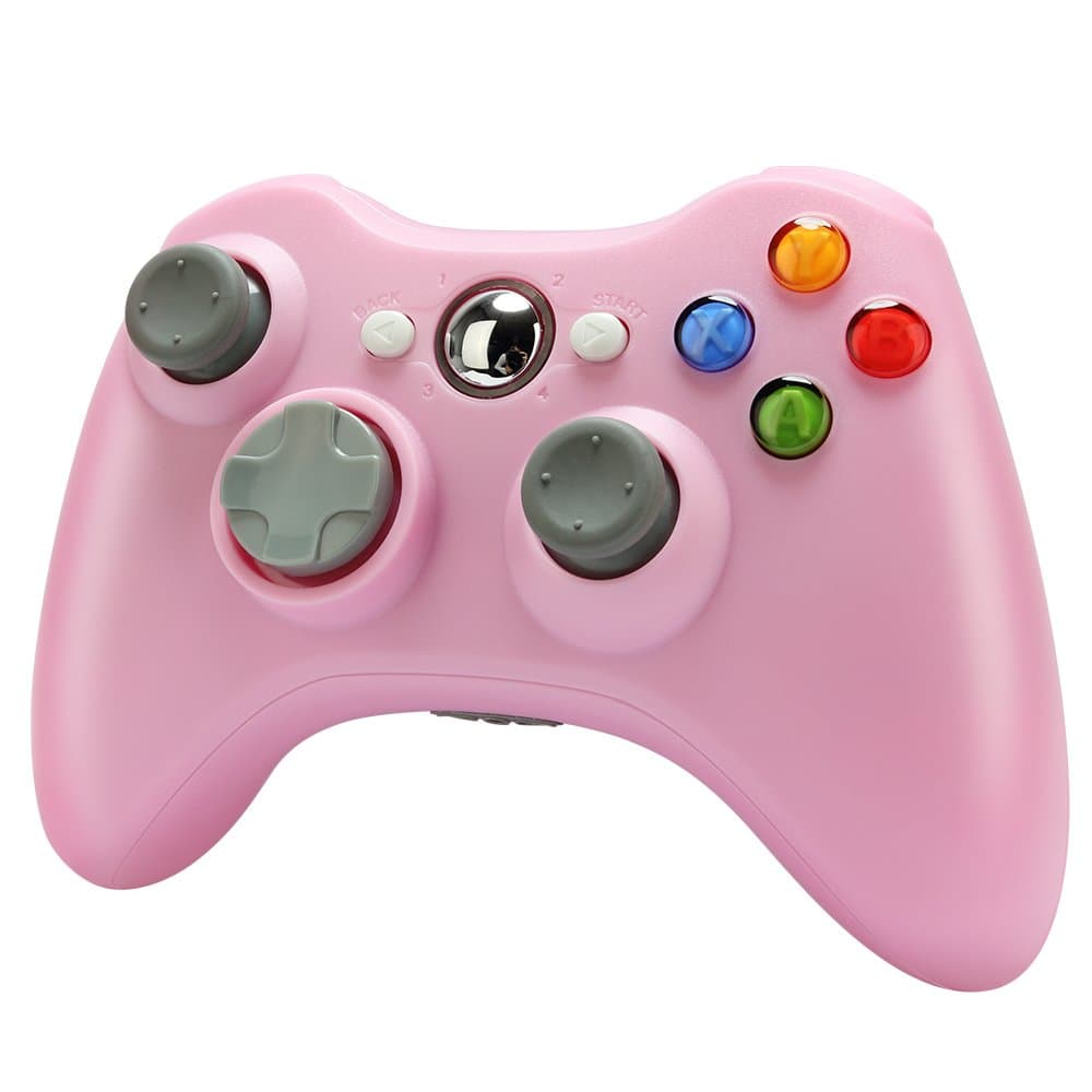 Xbox 360 wireless controller, XC02 XBOX Wireless Controller 2.4 GHZ PC Gamepad For Windows/XP System-Pink